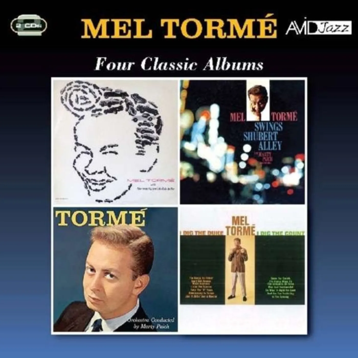 Mel Tormé CD - Four Classic Albums (Mel Torme With The Marty Paich Dek-Tette / Mel Torme Swings Shubert Alley / Torme / I Dig The Duke. I Dig The Count)