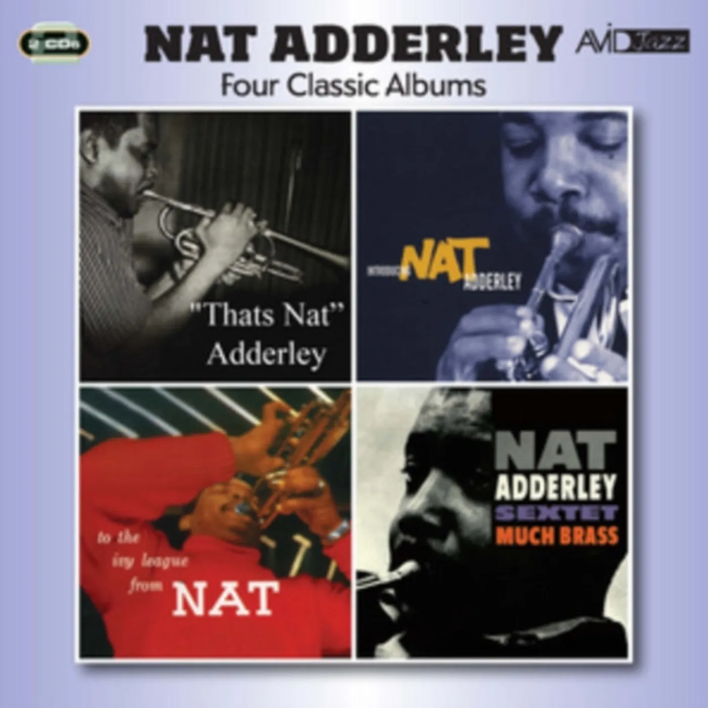 Nat Adderley CD - Four Classic Albums (That's Nat / Introducing Nat Adderley / To The Ivy League / Much Brass)