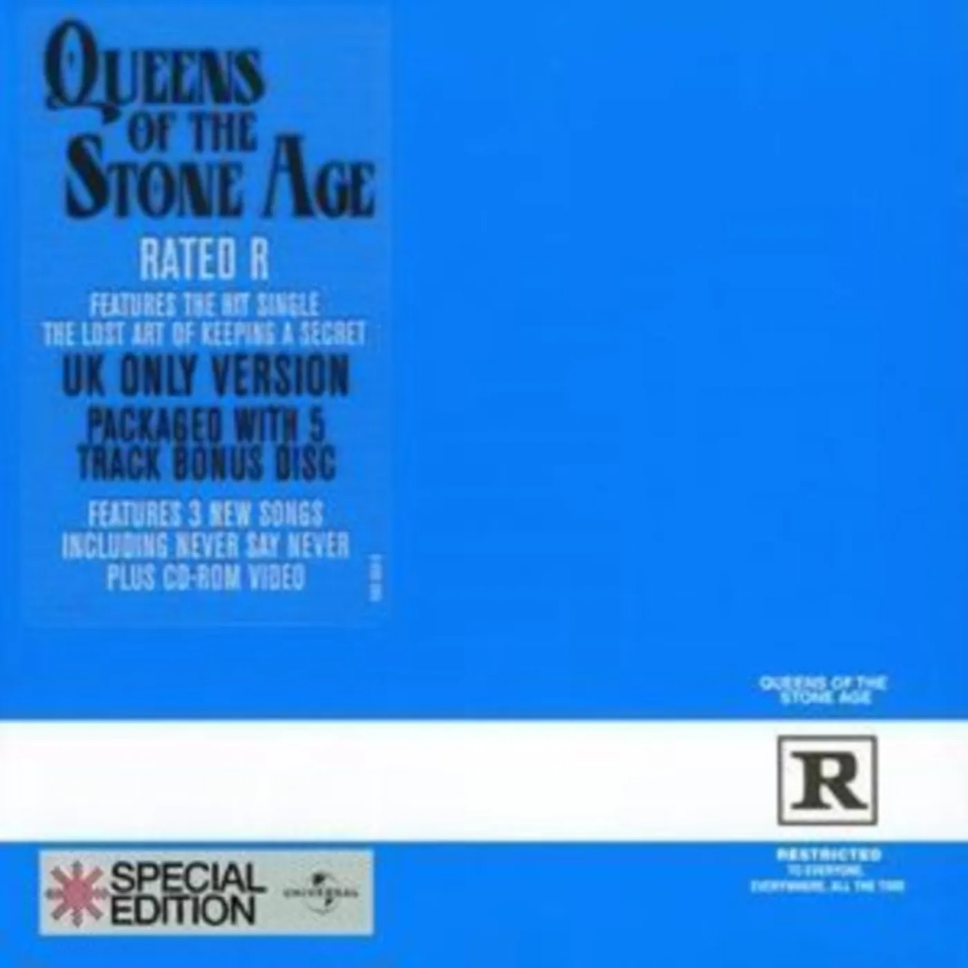 Queens Of The Stone Age CD - Rated R (Limited Edition)