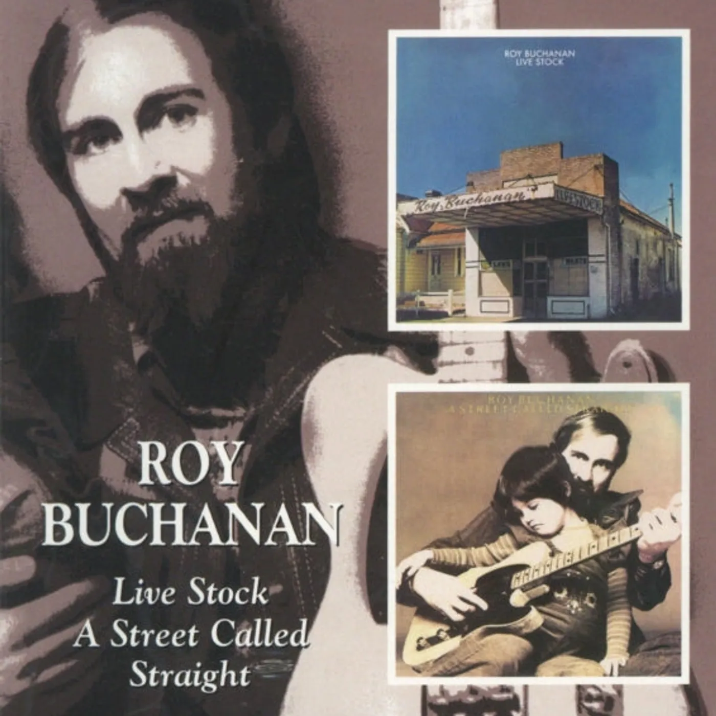 Roy Buchanan CD - Live Stock / A Street Called Straight