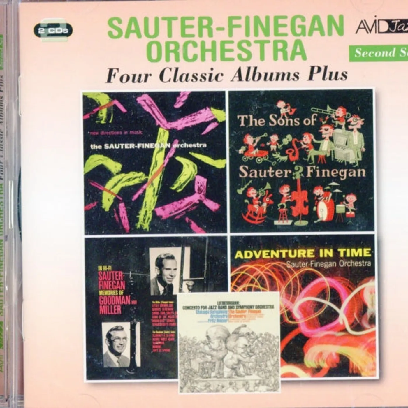 Sauter-Finegan Orchestra CD - Four Classic Albums Plus (New Directions In Music / The Sons Of Sauter Finegan / Adventures In Time / Memories Of Goodman & Miller)