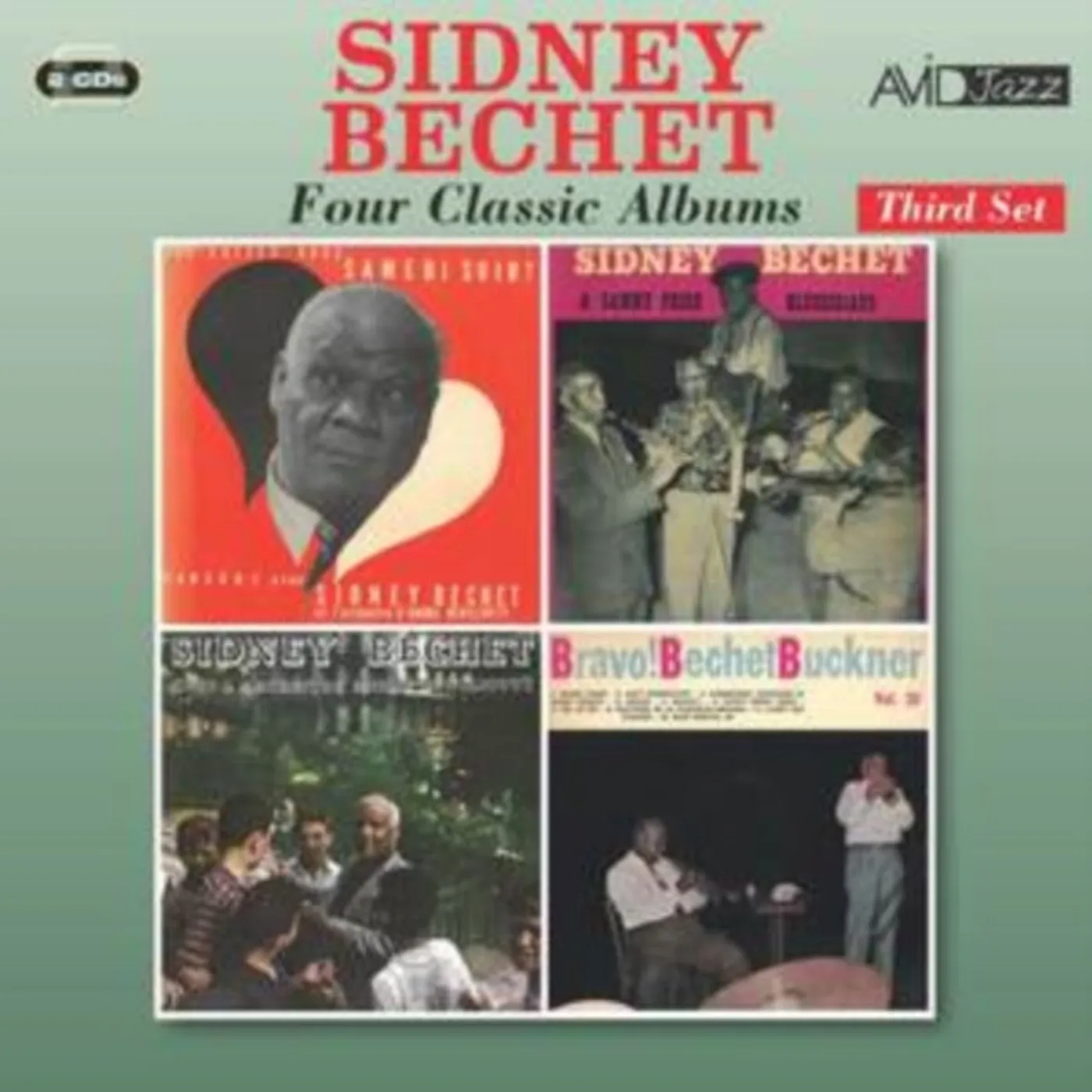 Sidney Bechet CD - Four Classic Albums (Que Faites - Vous Samedi Soir? / Sidney Bechet With Sammy Price's Bluesicians / Sidney Bechet With Andre Reweliotty And His Orchestra / Bravo! Sidney Bechet And Teddy Buckner)