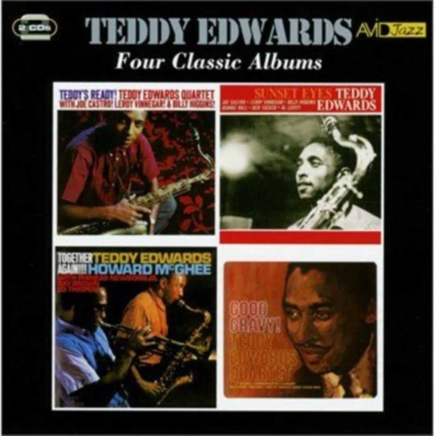 Teddy Edwards CD - Four Classic Albums (Teddy's Ready / Sunset Eyes / Together Again / Good Gravy)