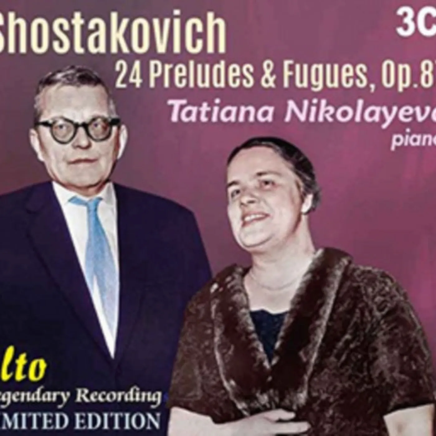 Tatiana Nikolayeva CD - Shostakovich 24 Preludes & Fugues