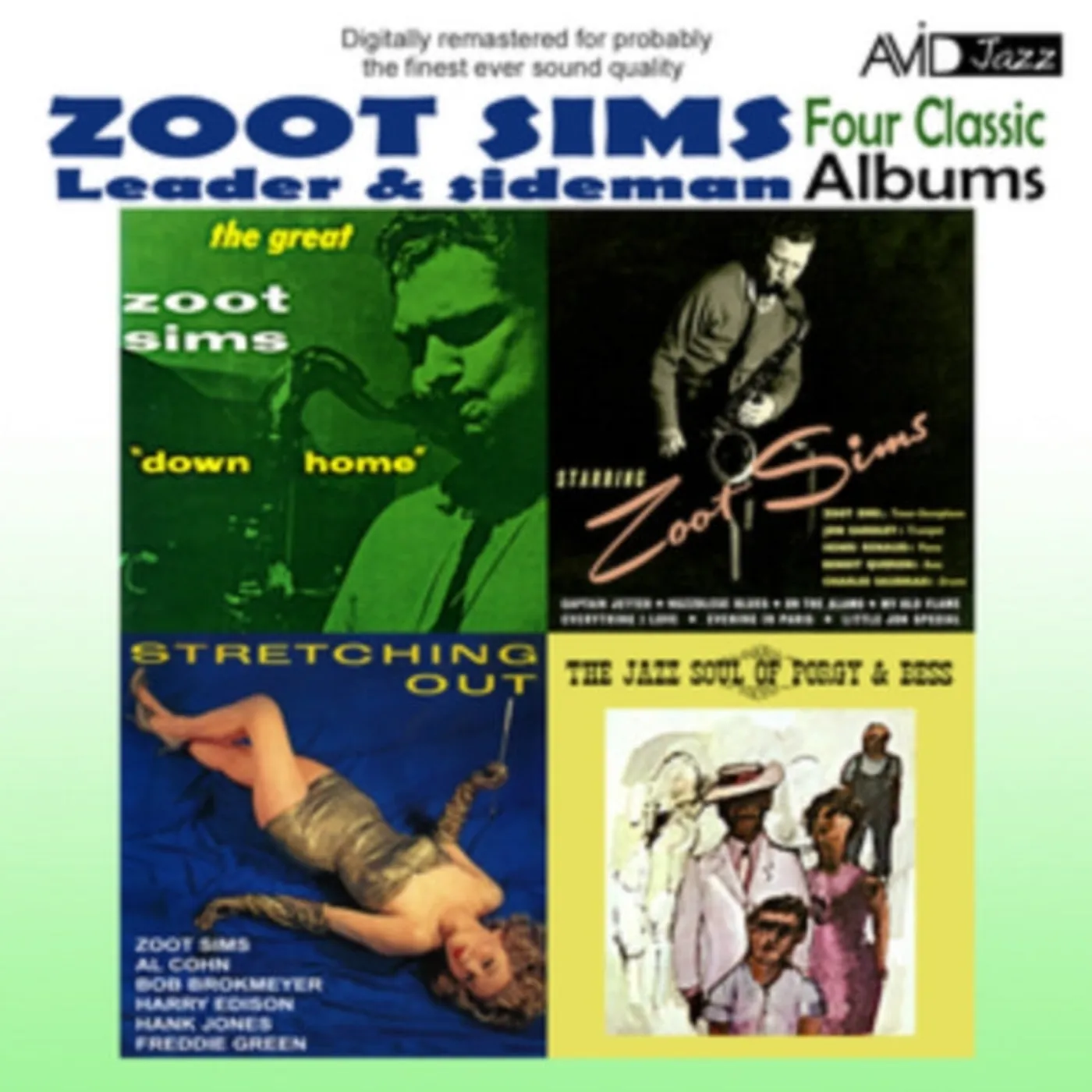 Zoot Sims CD - Four Classic Albums (Stretching Out / Starring Zoot Sims / Down Home / The Jazz Soul Of Porgy And Bess)