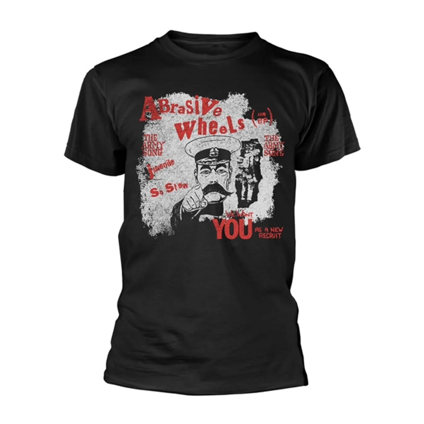 Abrasive Wheels T Shirt - Army Song (Black)