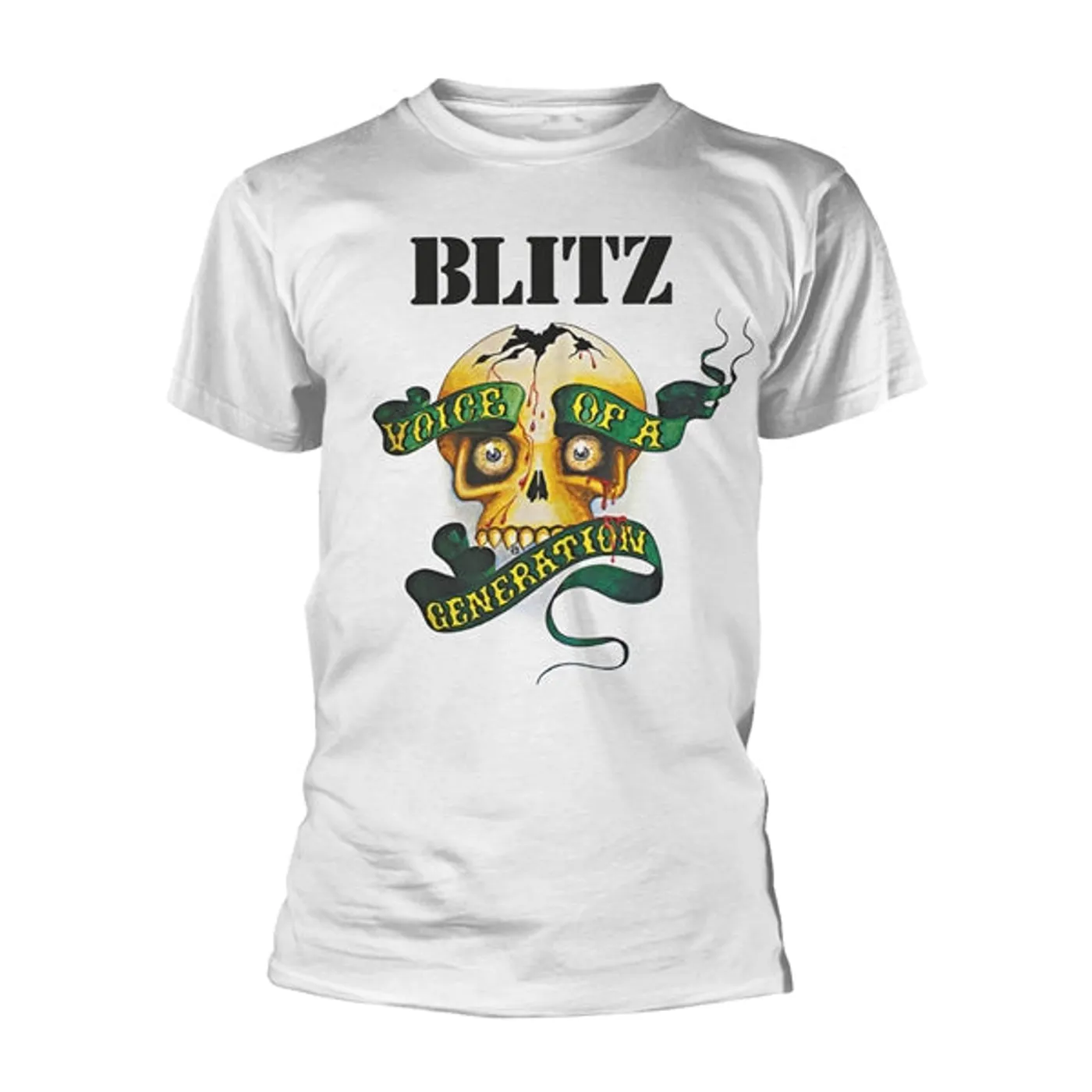Blitz T Shirt - Voice Of A Generation (White)