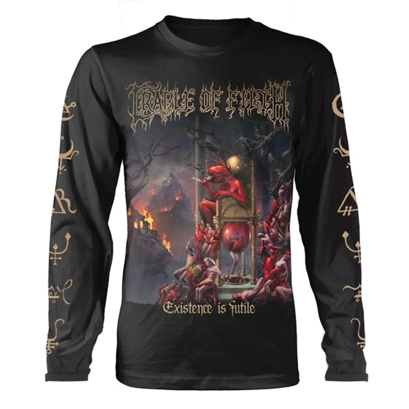 Cradle Of Filth Long Sleeve T Shirt - Existence (All Existence)