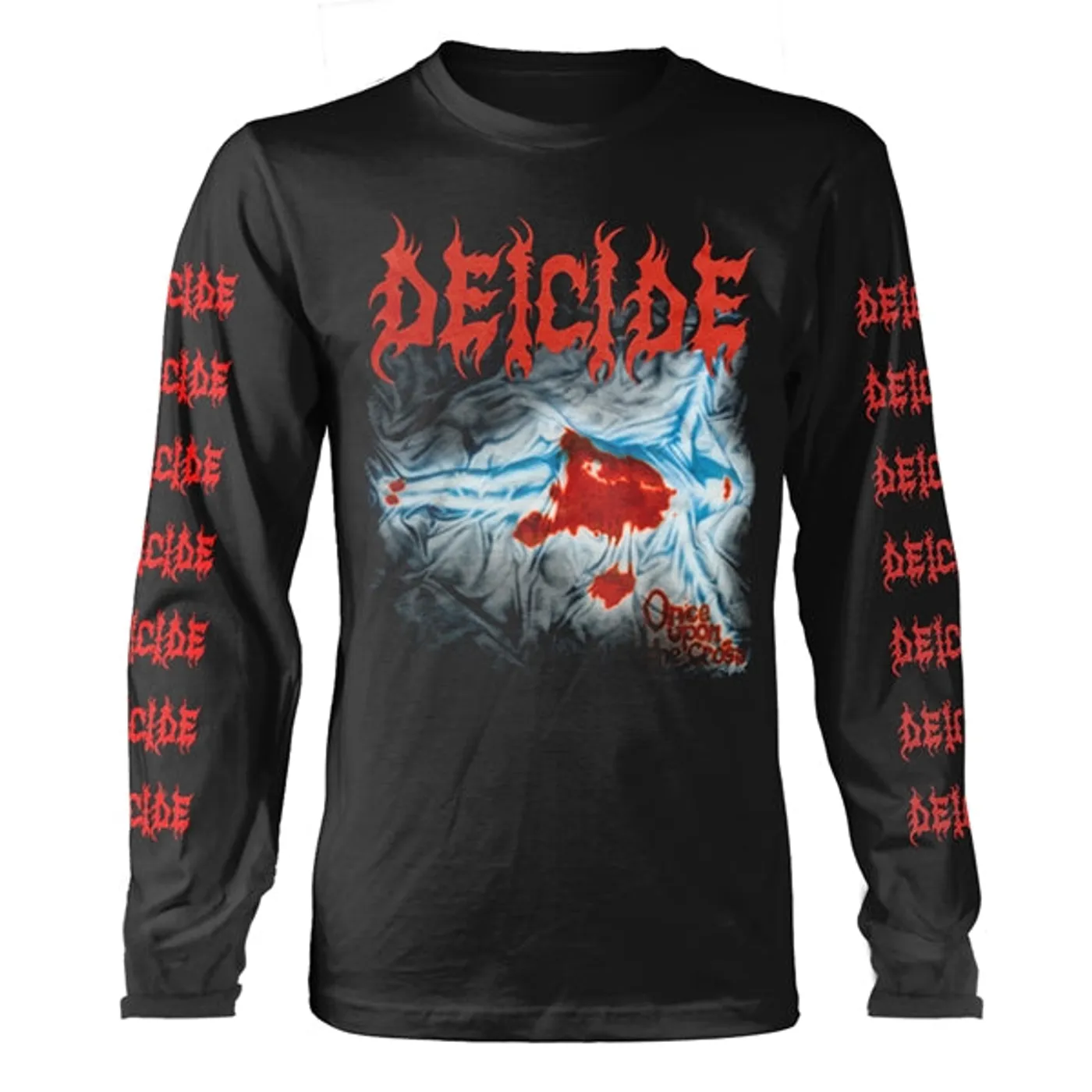 Deicide Long Sleeve T Shirt - Once Upon The Cross (Black)