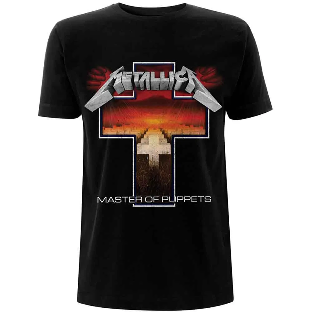T Shirt - Master Of Puppets Cross