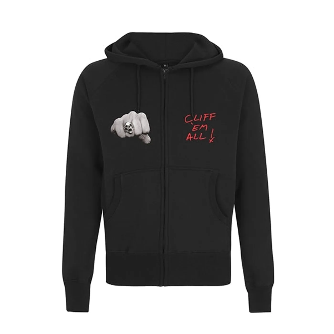 Metallica Hoodie - Cliff Burton Fists