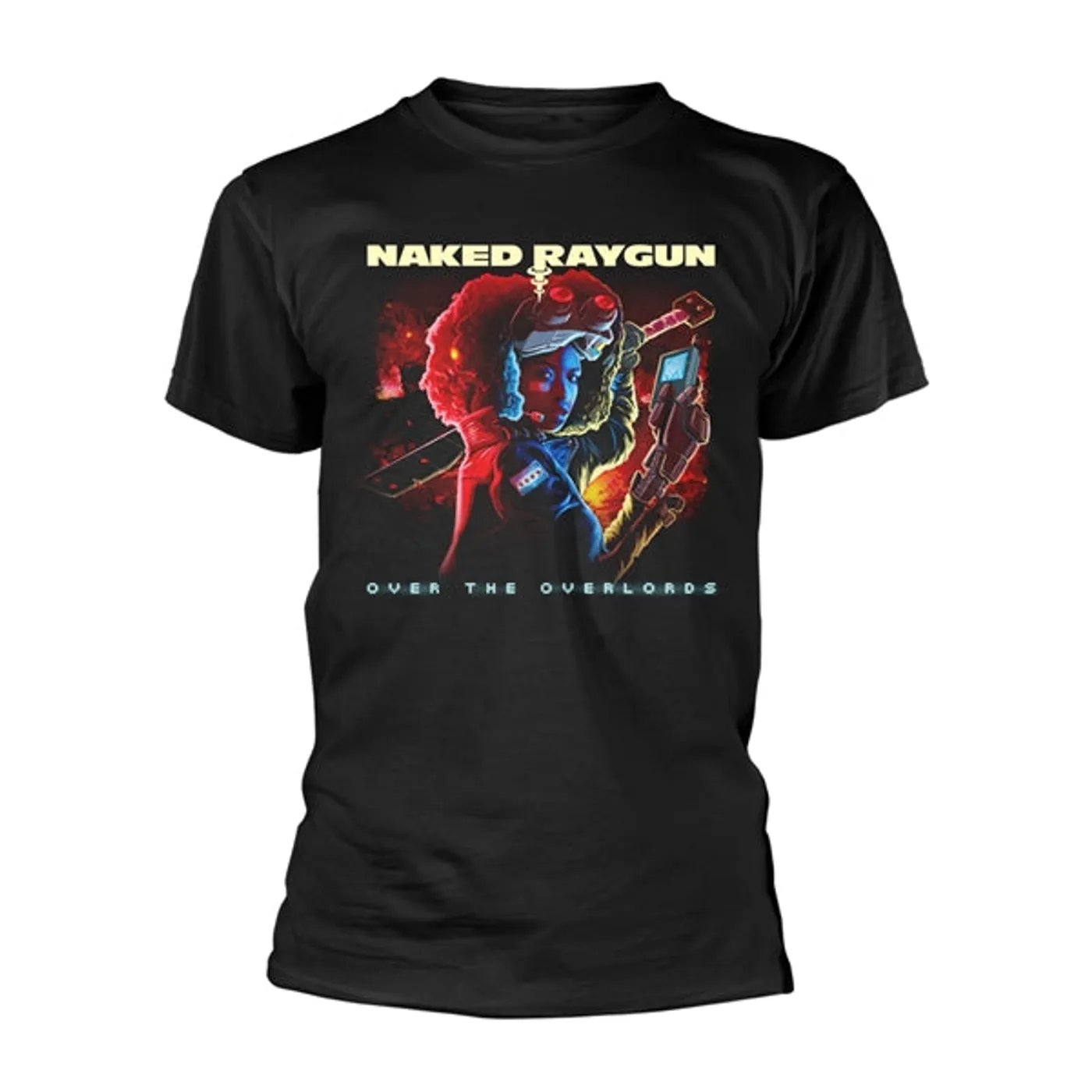Naked Raygun T Shirt - Over The Overlords