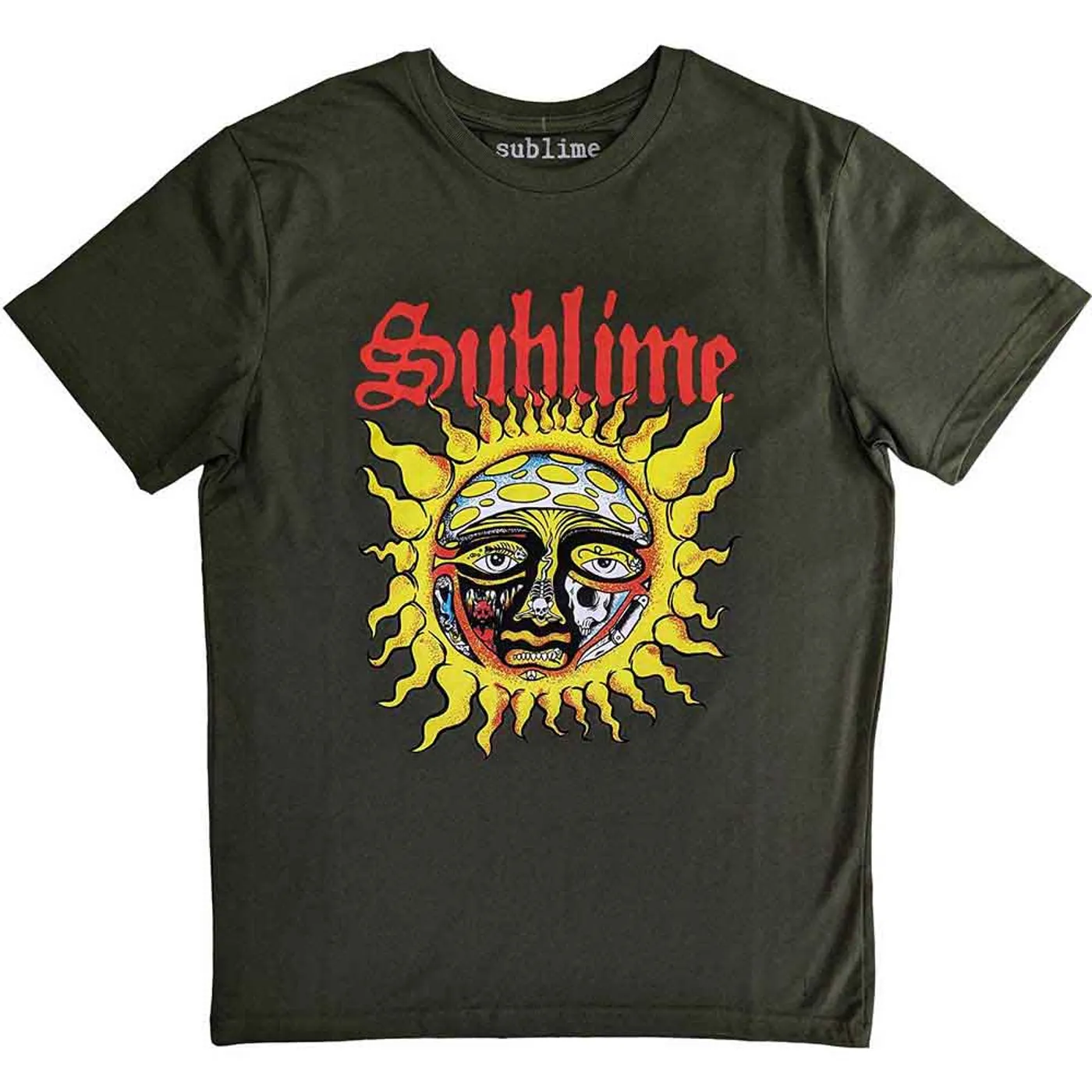 Sublime T Shirt - Yellow Sun