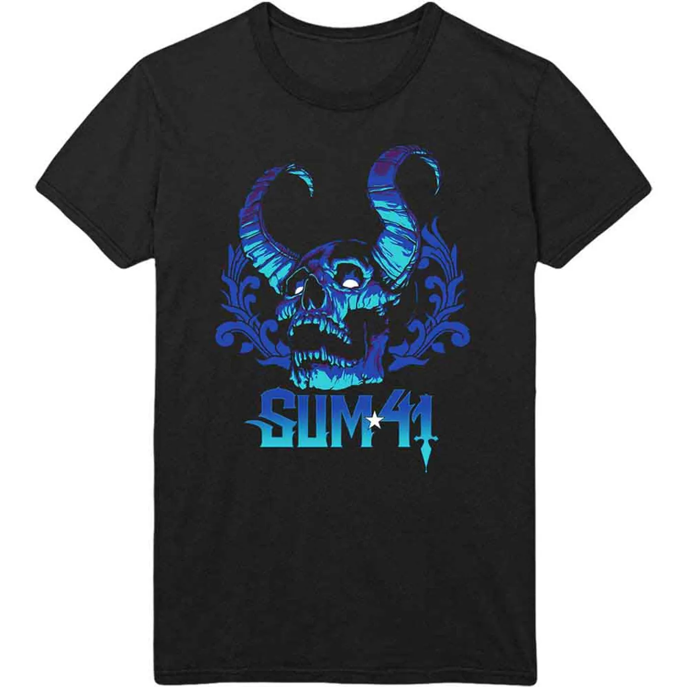 Sum 41 T Shirt - Blue Demon