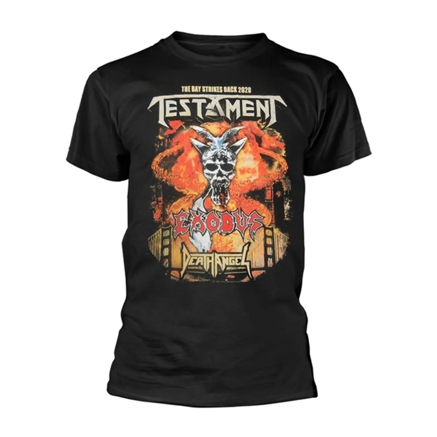 Testament T Shirt - The Bay Strikes Back Europe 2020 Tour