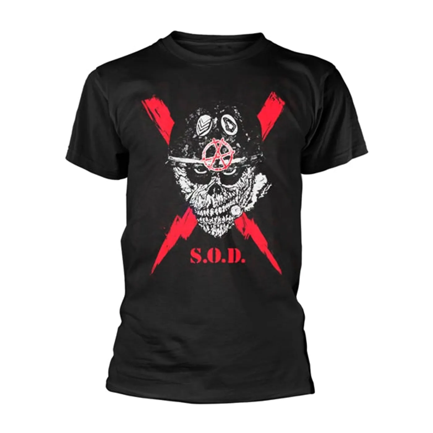 S.O.D. (Stormtroopers Of Death) T Shirt - Scrawled Lightning