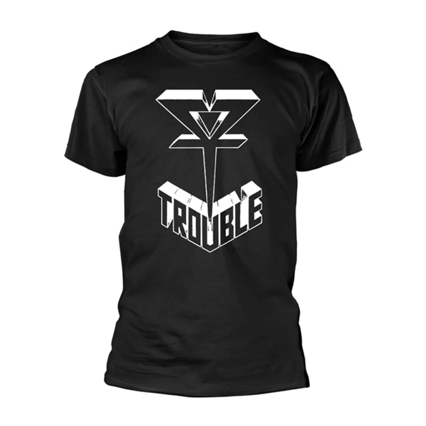 Trouble T Shirt - Logo 1 (Black)