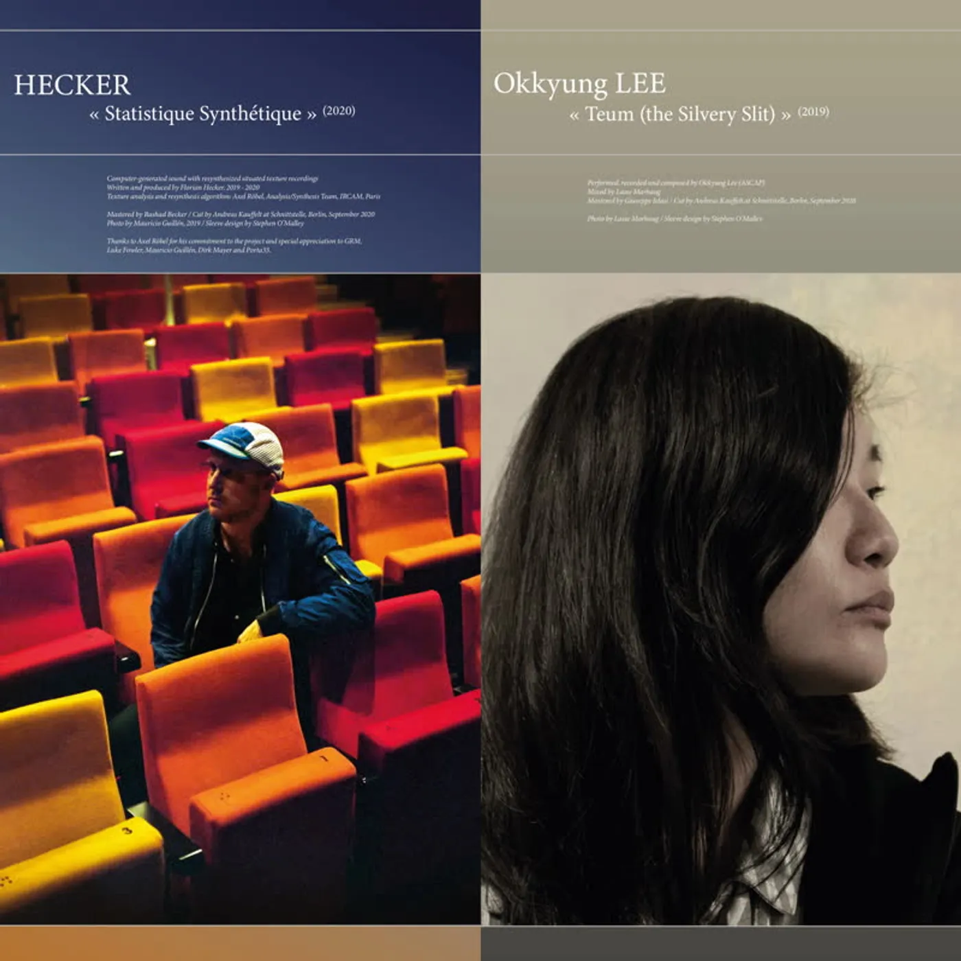Hecker & Okkyung Lee LP - Statistique Synthå©Tique / Teum (The Silvery Slit) (Vinyl)