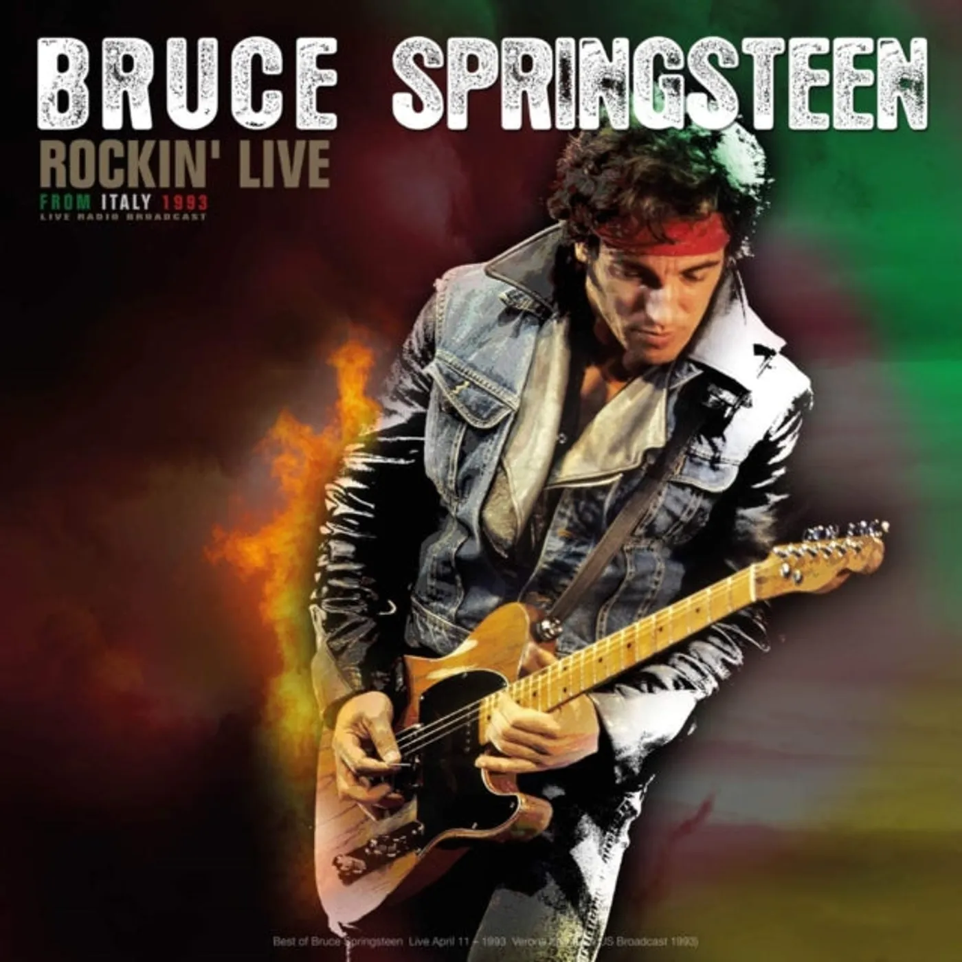 Bruce Springsteen LP Vinyl Record - Best Of Rockin Live From Italy 19 93