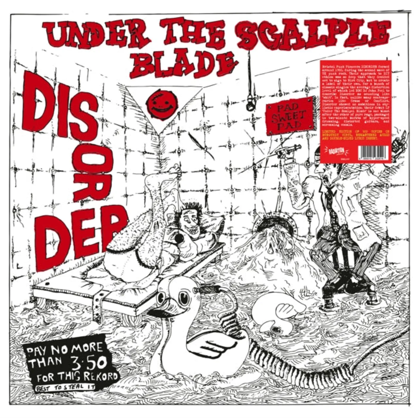 Disorder LP Vinyl Record - Under The ScaLP Vinyl Recordel Blade (Burgundy Vinyl)