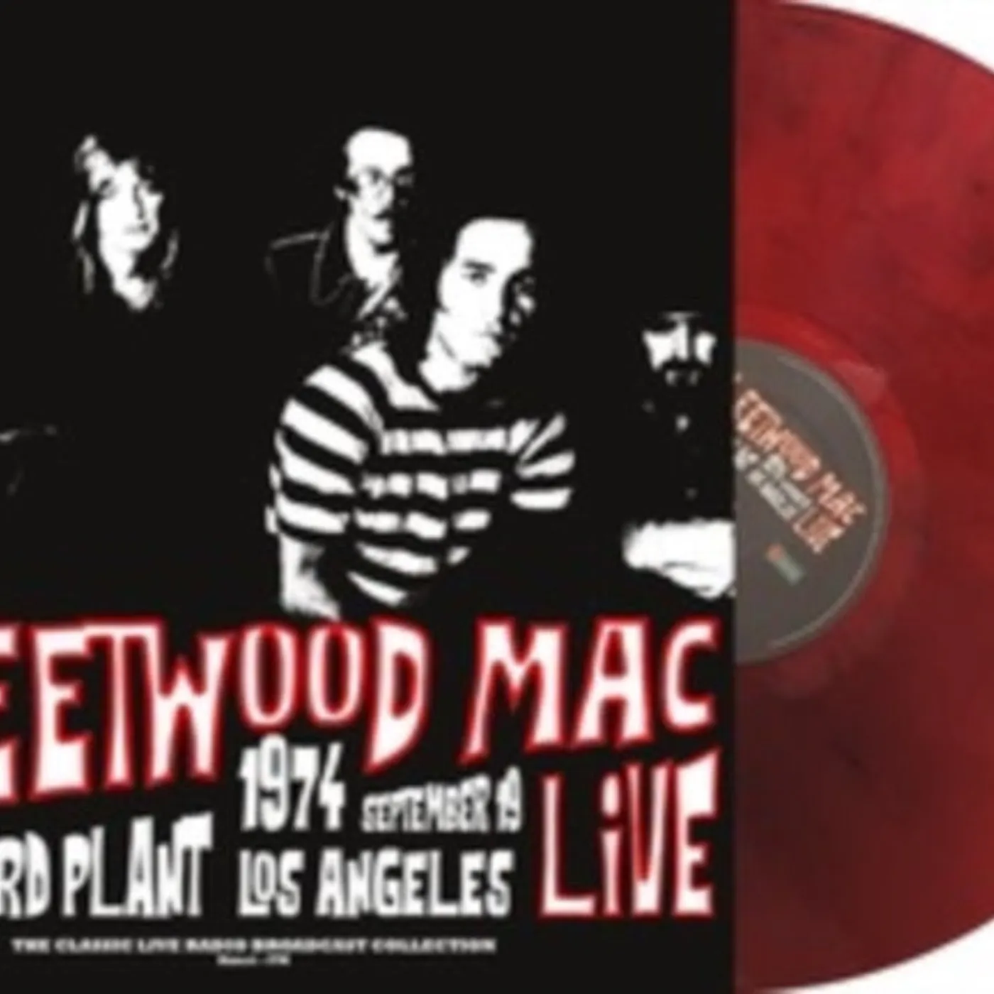 Fleetwood Mac LP Vinyl Record - Live At The Record Plant 19 74 (Red Marble Vinyl)