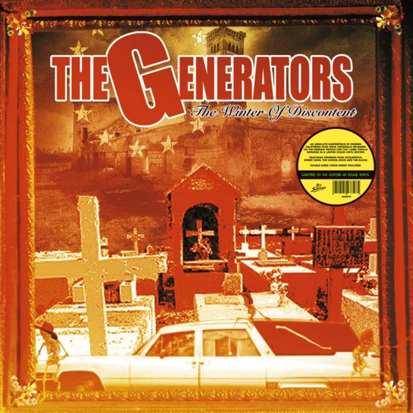 The Generators LP Vinyl Record - The Winter Of Discontent (Orange Vinyl)