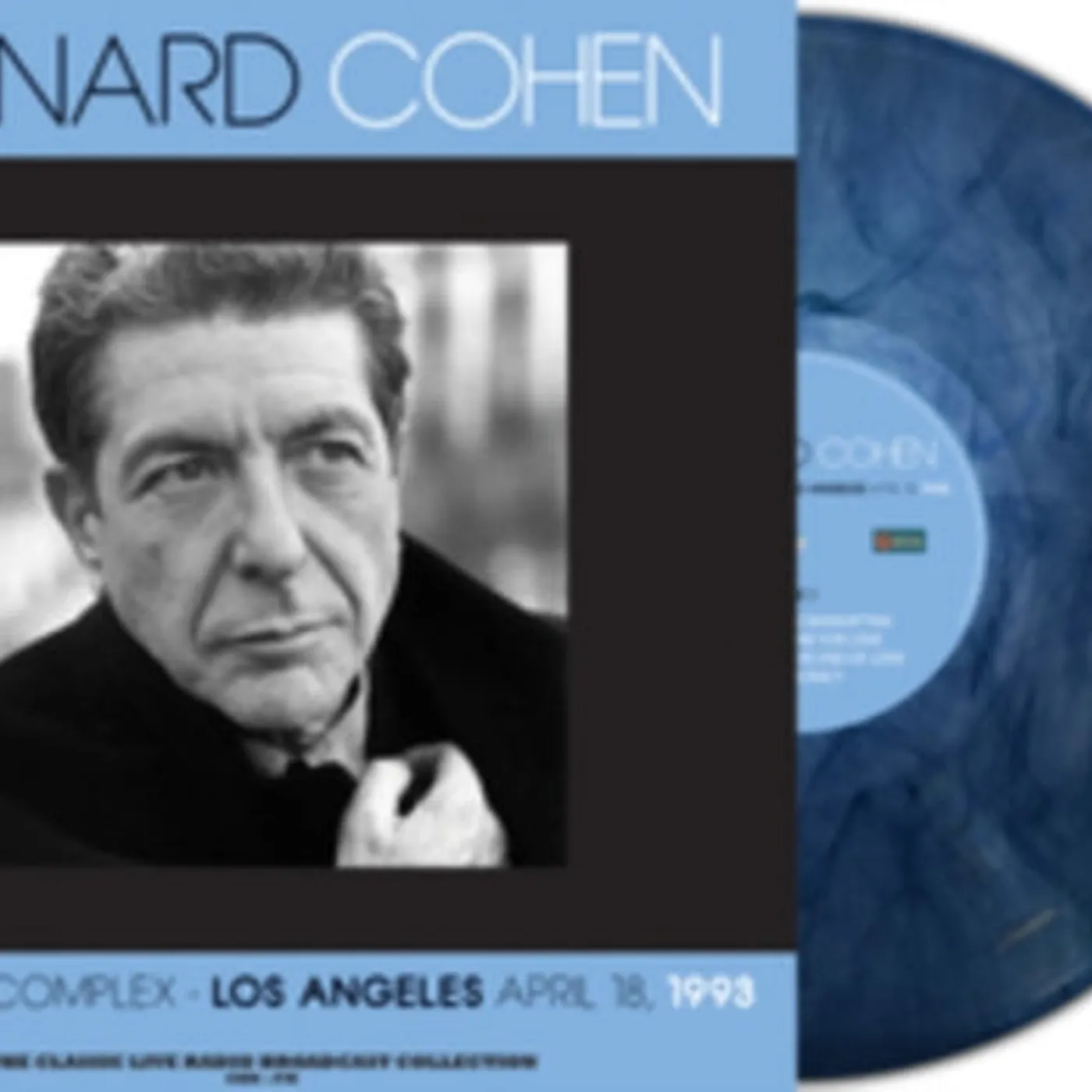 Leonard Cohen LP Vinyl Record - Live At The Complex 19 93 (Blue Marble Vinyl)