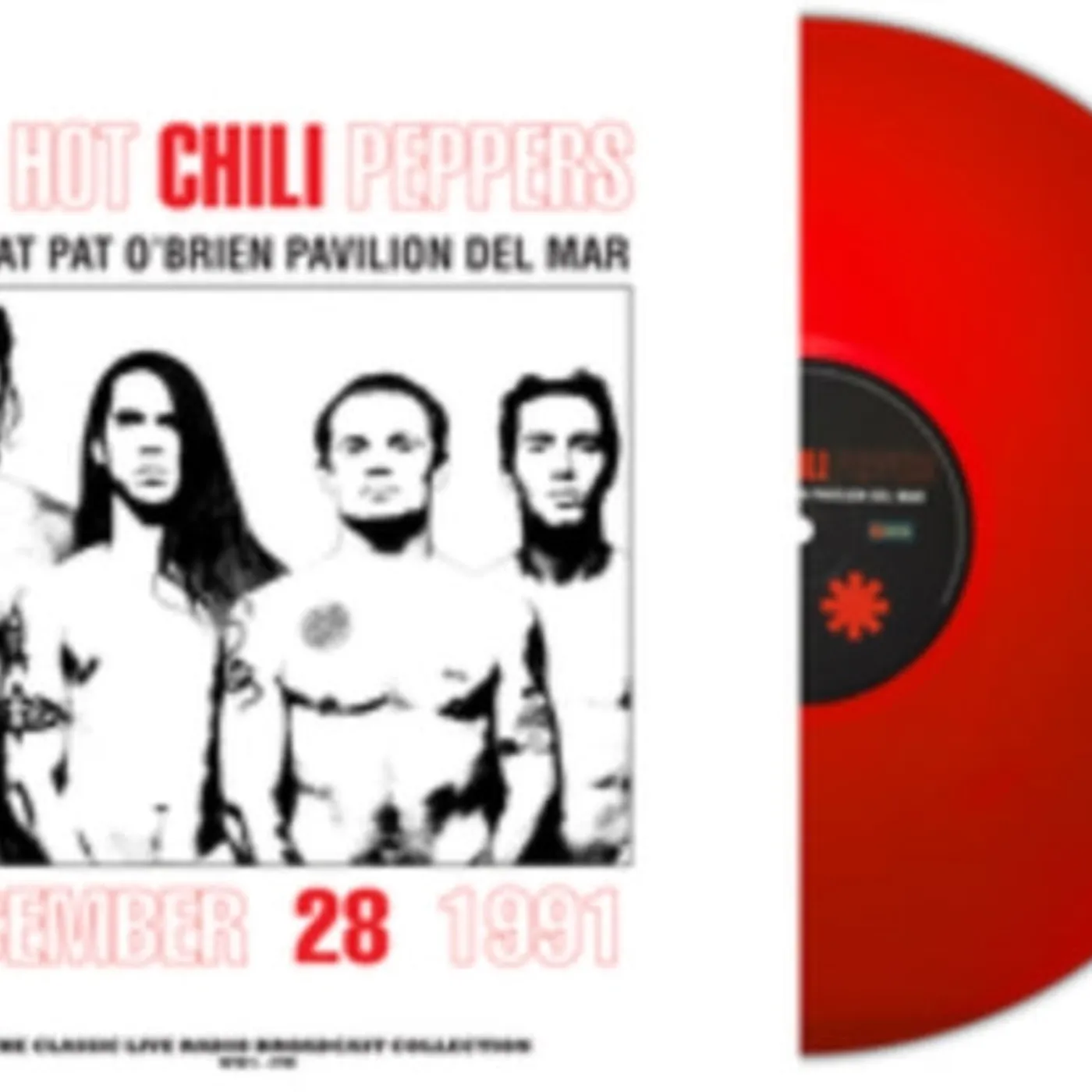 Red Hot Chili Peppers LP Vinyl Record - At Pat O Brien Pavilion Del Mar (Red Vinyl)