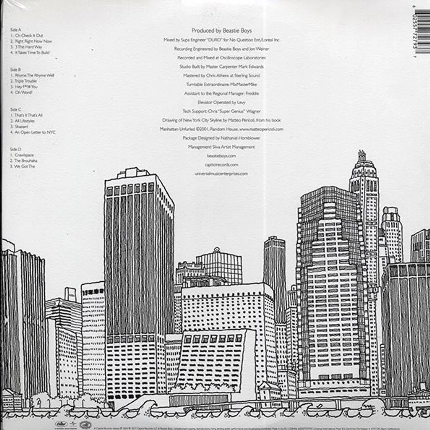 The Beastie Boys  LP -  To The 5 Boroughs (2xLP) (180g) (Vinyl)