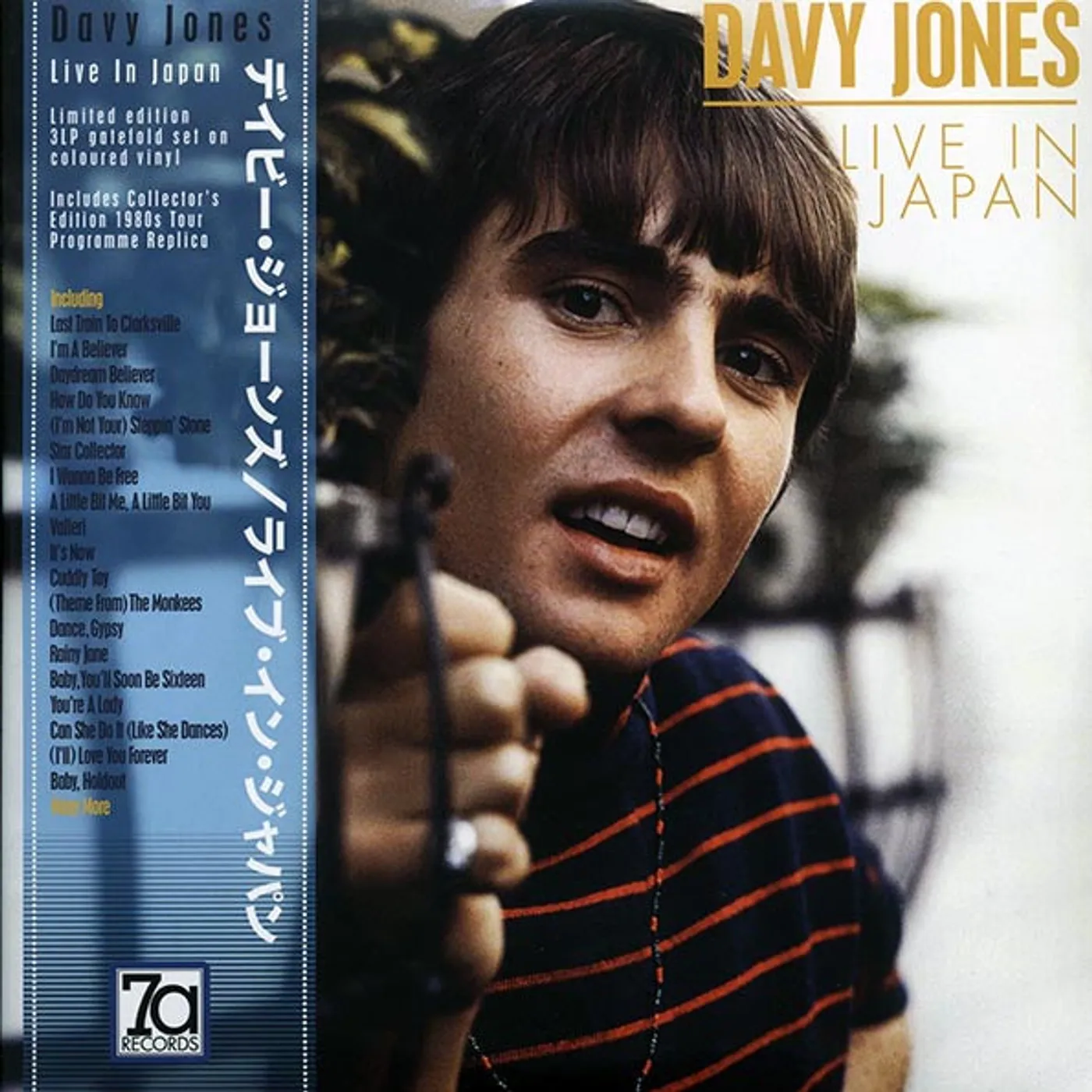 Davy Jones  LP -  Live In Japan (42 tracks) (3xLP) (colored vinyl)