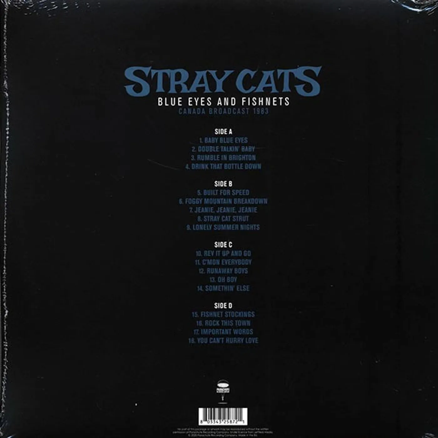 Stray Cats  LP -  Blue Eyes And Fishnets: Canada Broadcast 1983 (2xLP) (Vinyl)