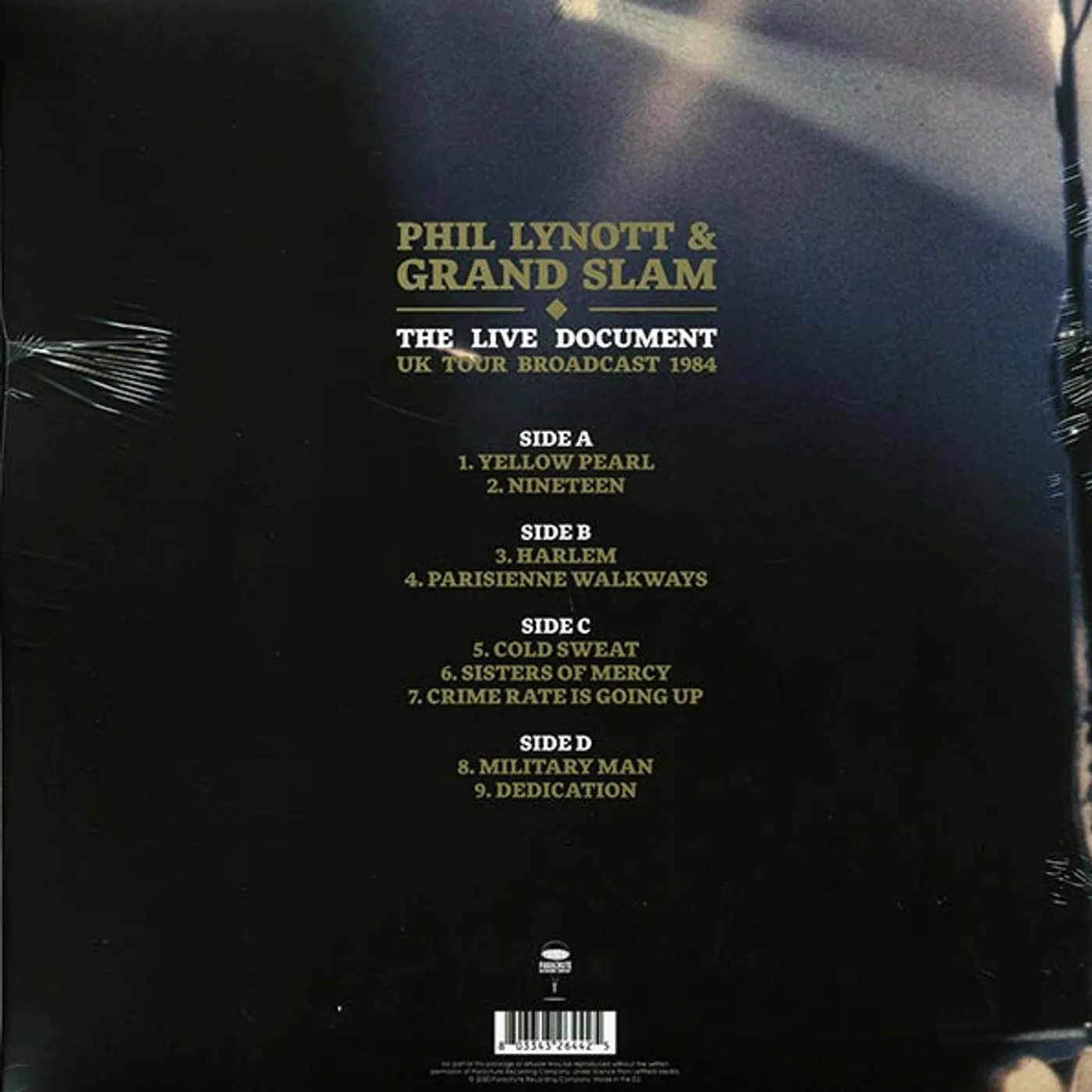 Phil Lynott & Grand Slam  LP -  The Live Document: UK Tour Broadcast 1984 (2xLP) (Vinyl)