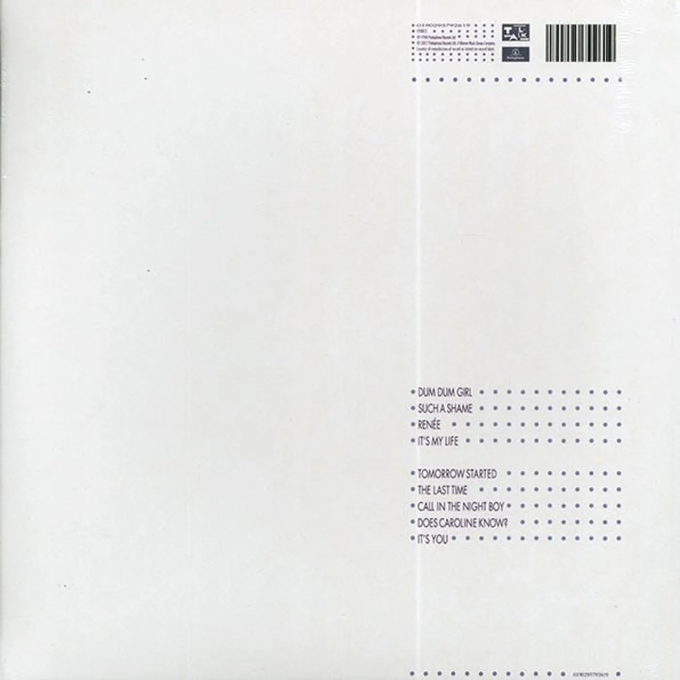 Talk Talk  LP -  It's My Life (180g) (Vinyl)