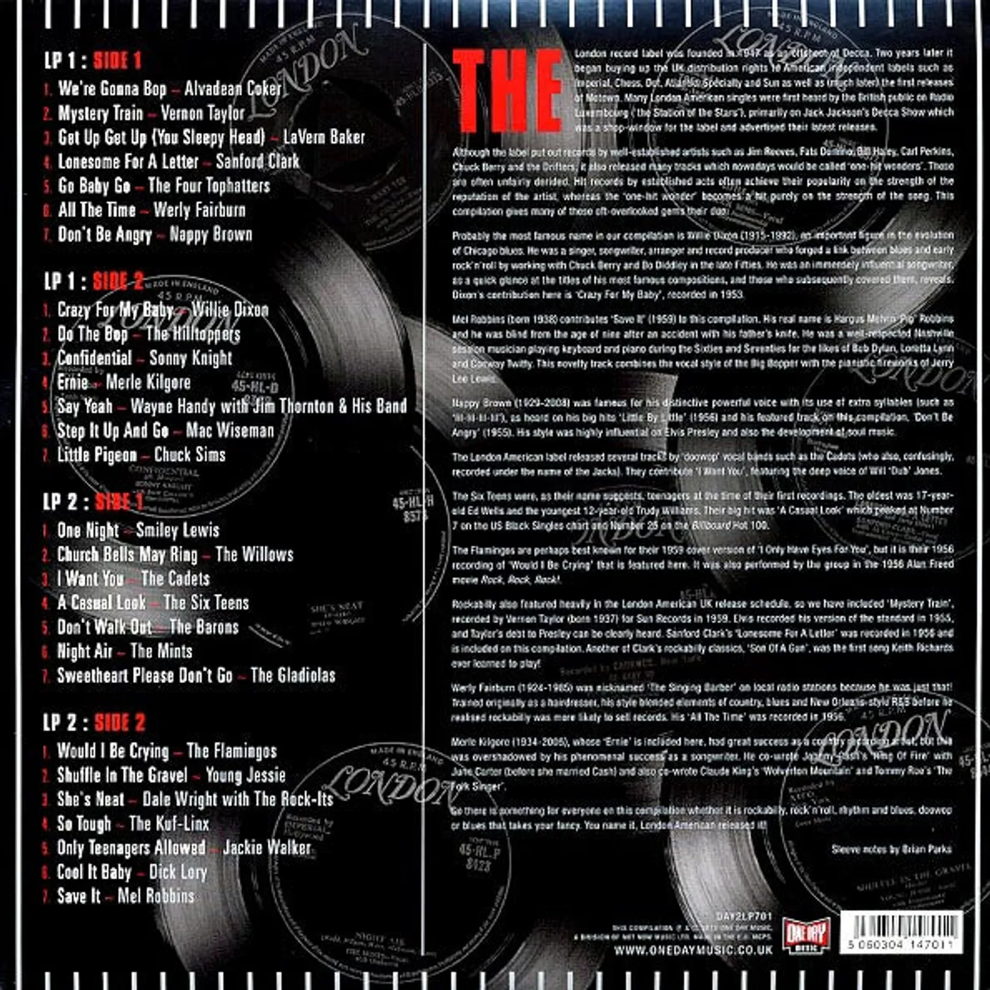 Various  LP -  The London American Story: Rarities (2xLP) (180g) (Vinyl)