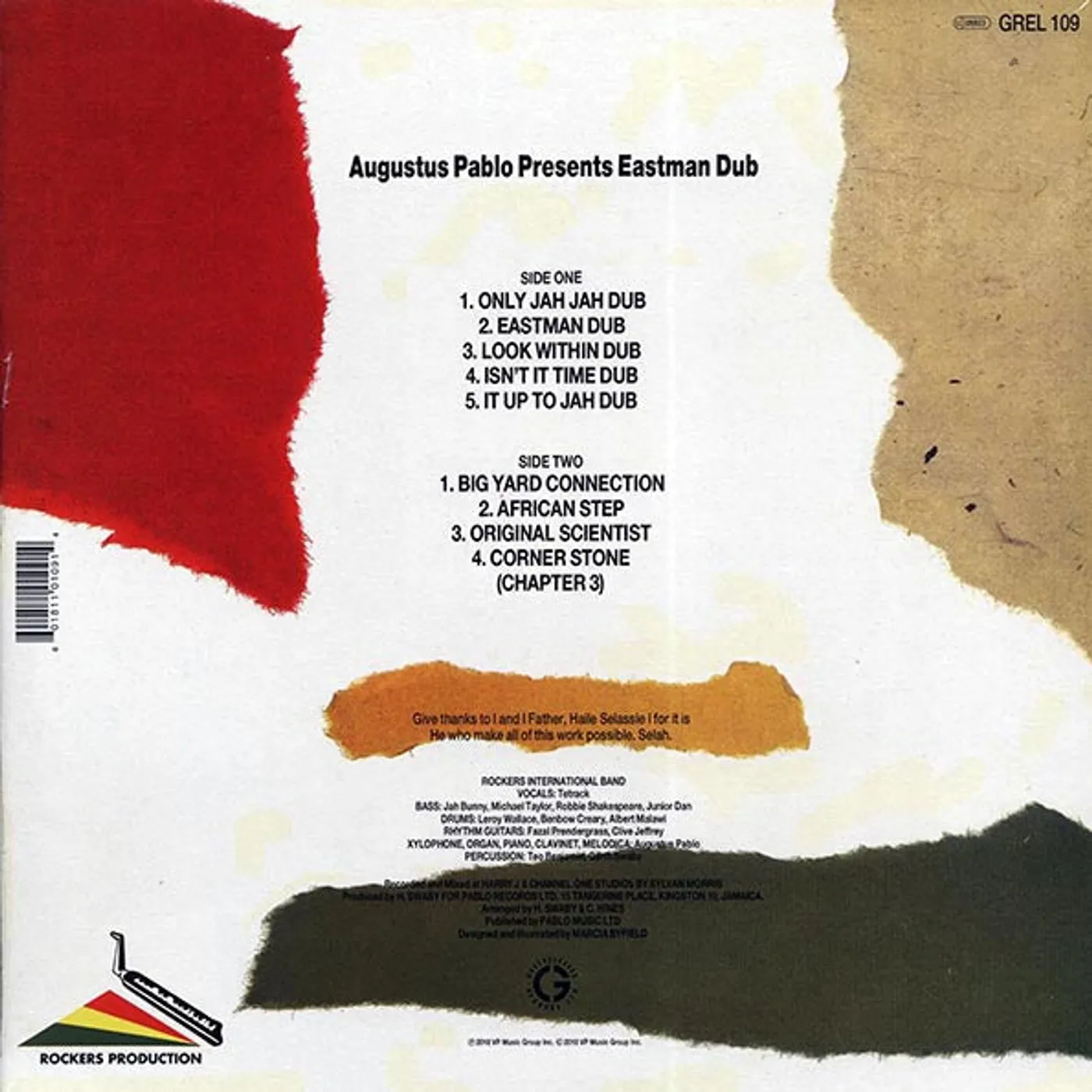 Augustus Pablo  LP -  Eastman Dub (Vinyl)