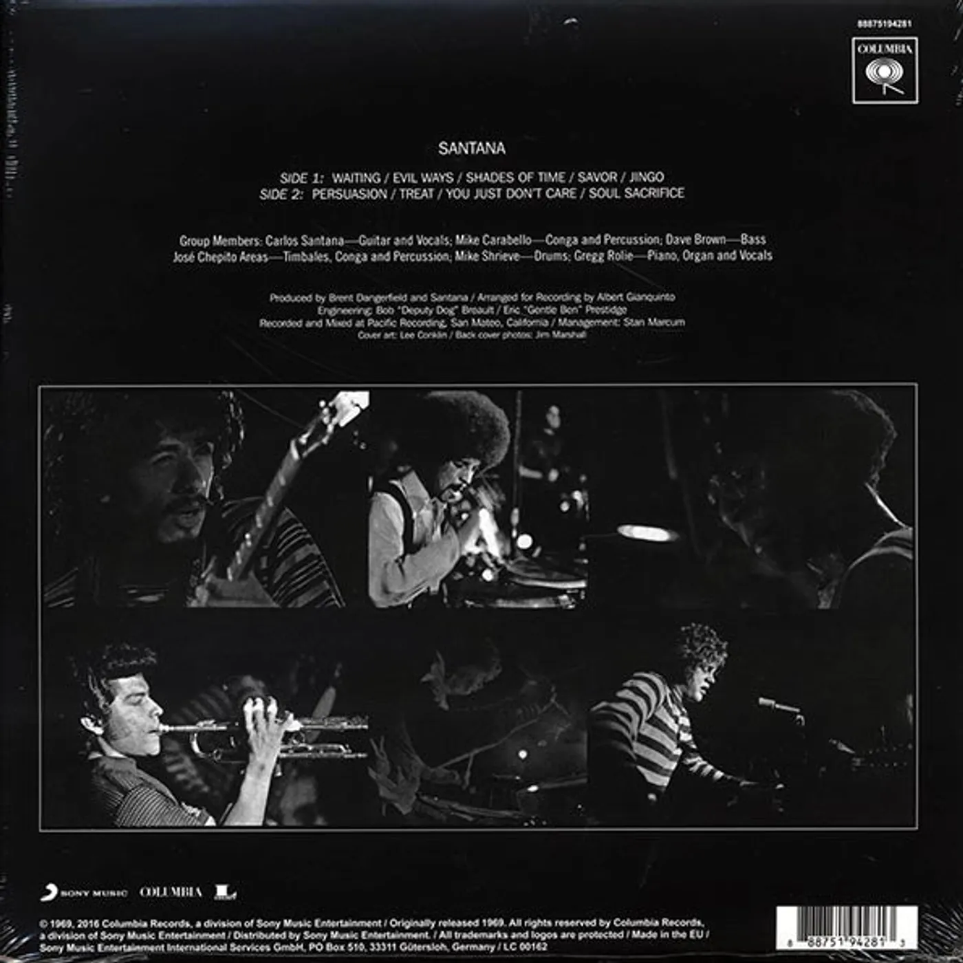 Santana  LP -  Santana (incl. mp3) (180g) (Vinyl)
