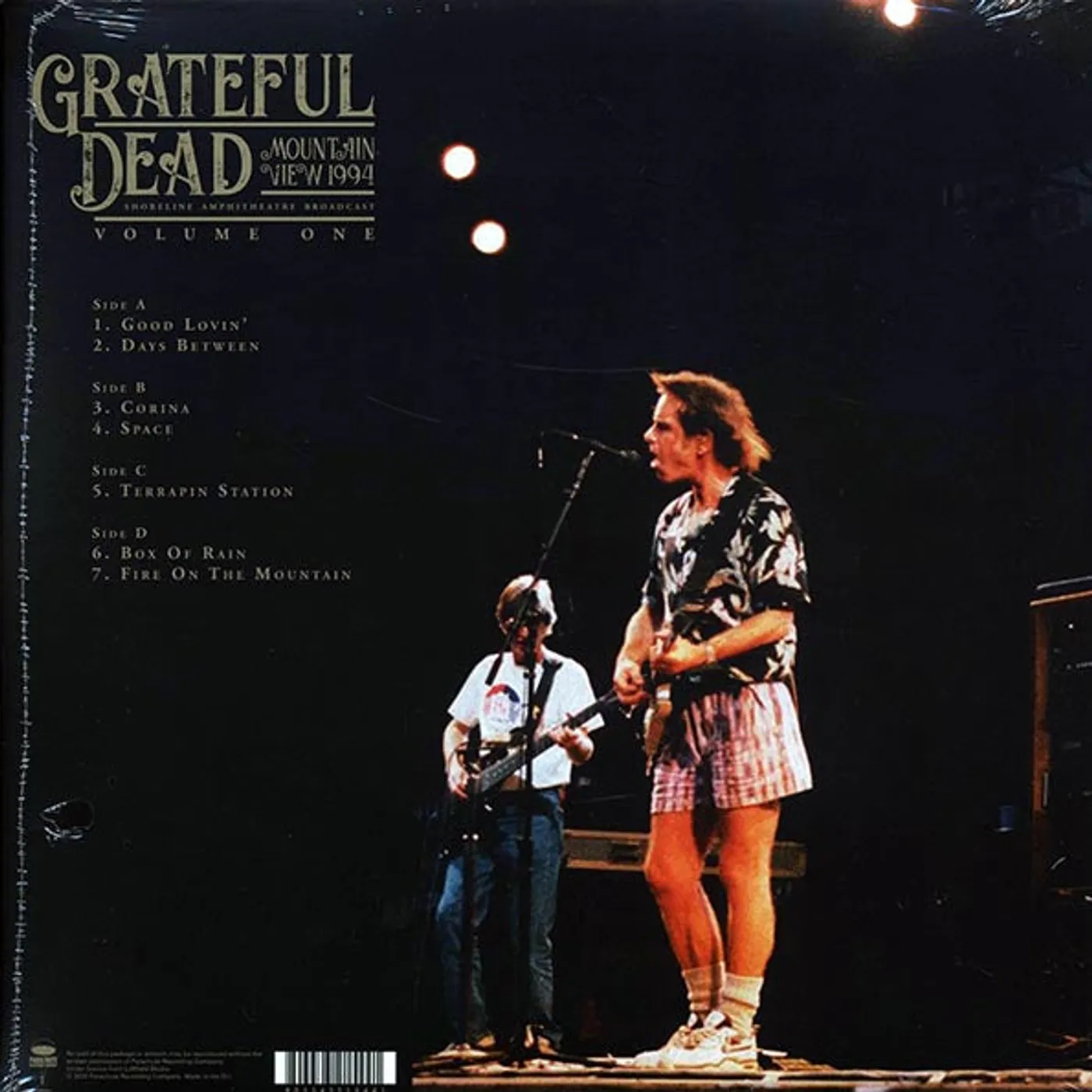 Grateful Dead  LP -  Mountain View 1994 Volume 1: Shoreline Amphitheatre Broadcast (2xLP) (Vinyl)
