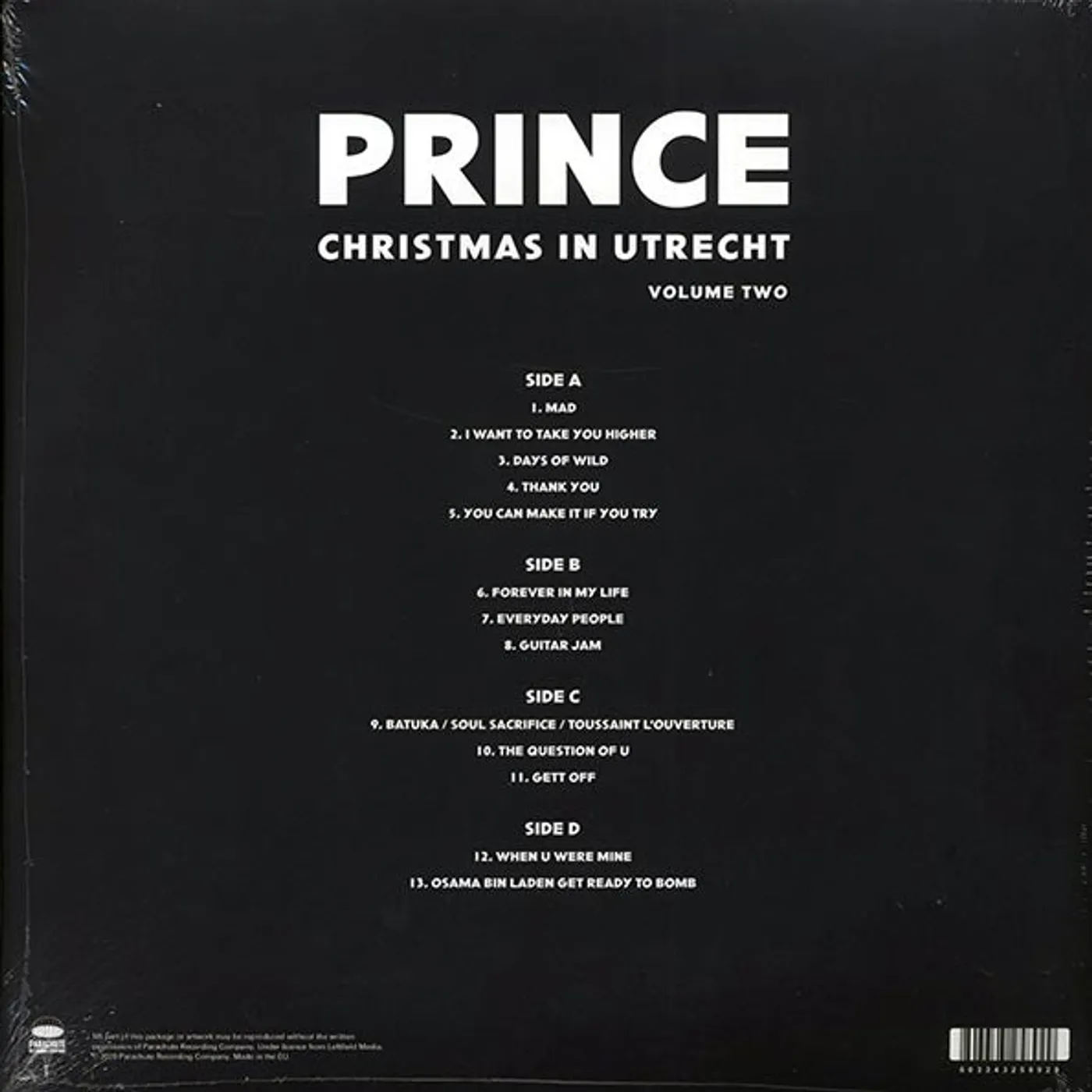 Prince  LP -  Christmas In Utrecht Volume 2 (2xLP) (Vinyl)