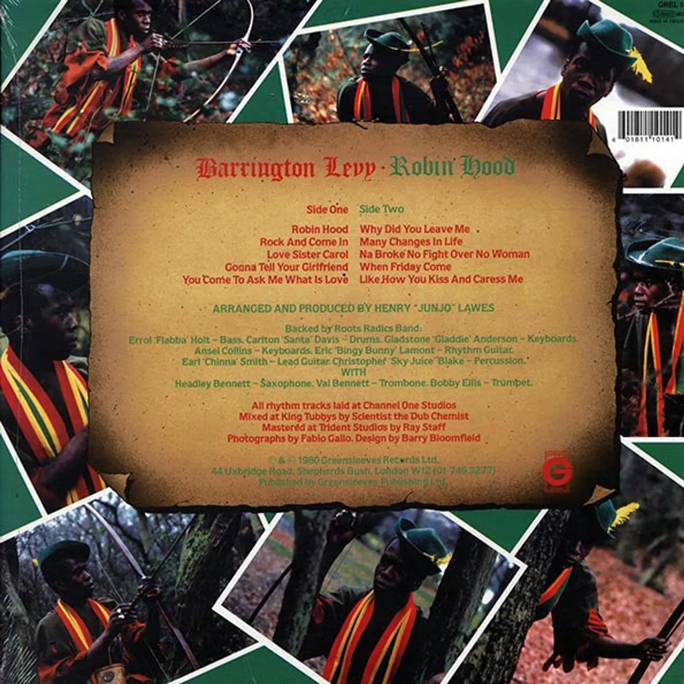 Barrington Levy  LP -  Robinhood (Vinyl)