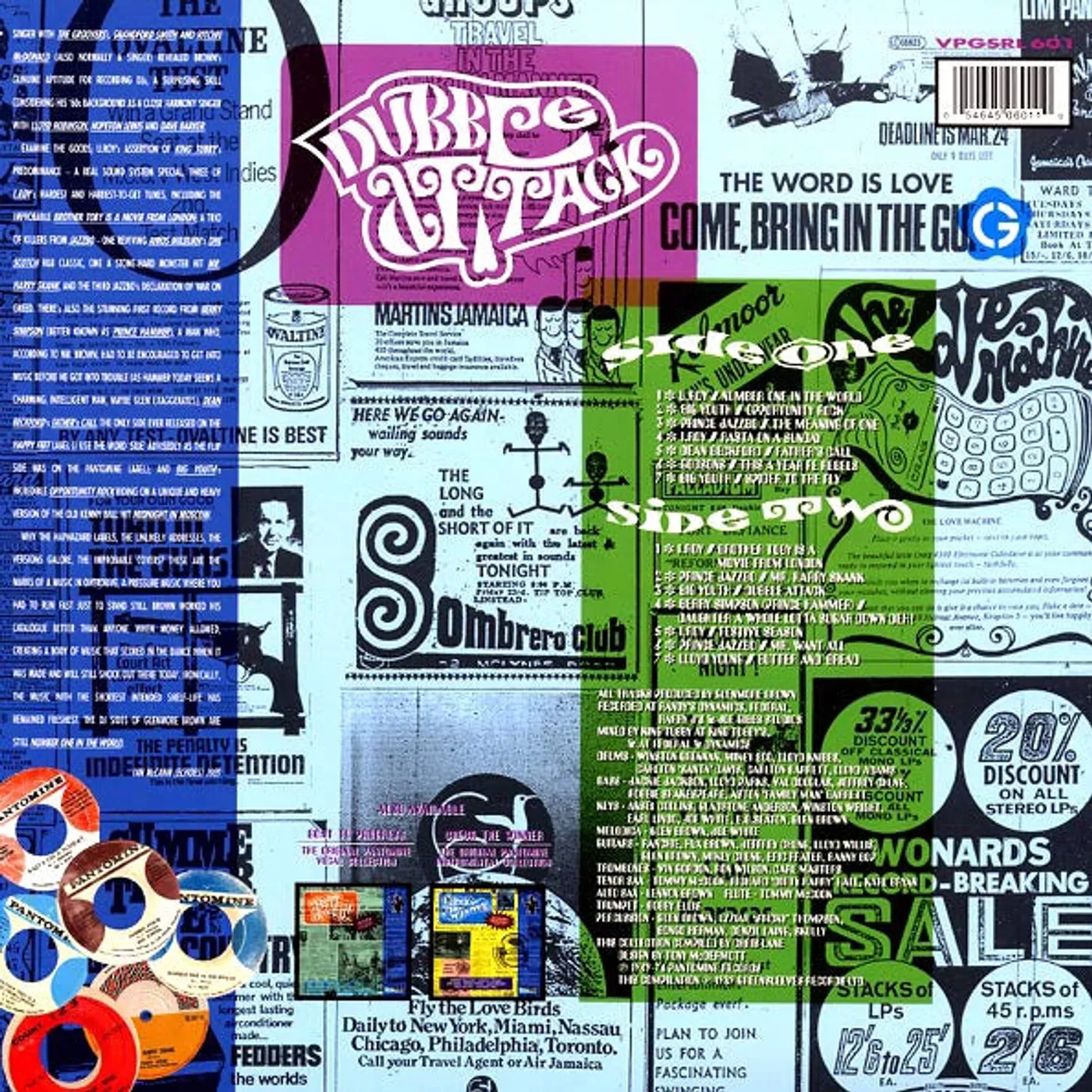 Glen Brown, I Roy, Prince Jazzbo, Big Youth, Etc.  LP -  Dubble Attack: The Original Pantomine DeeJay Collection 1972 (Vinyl)