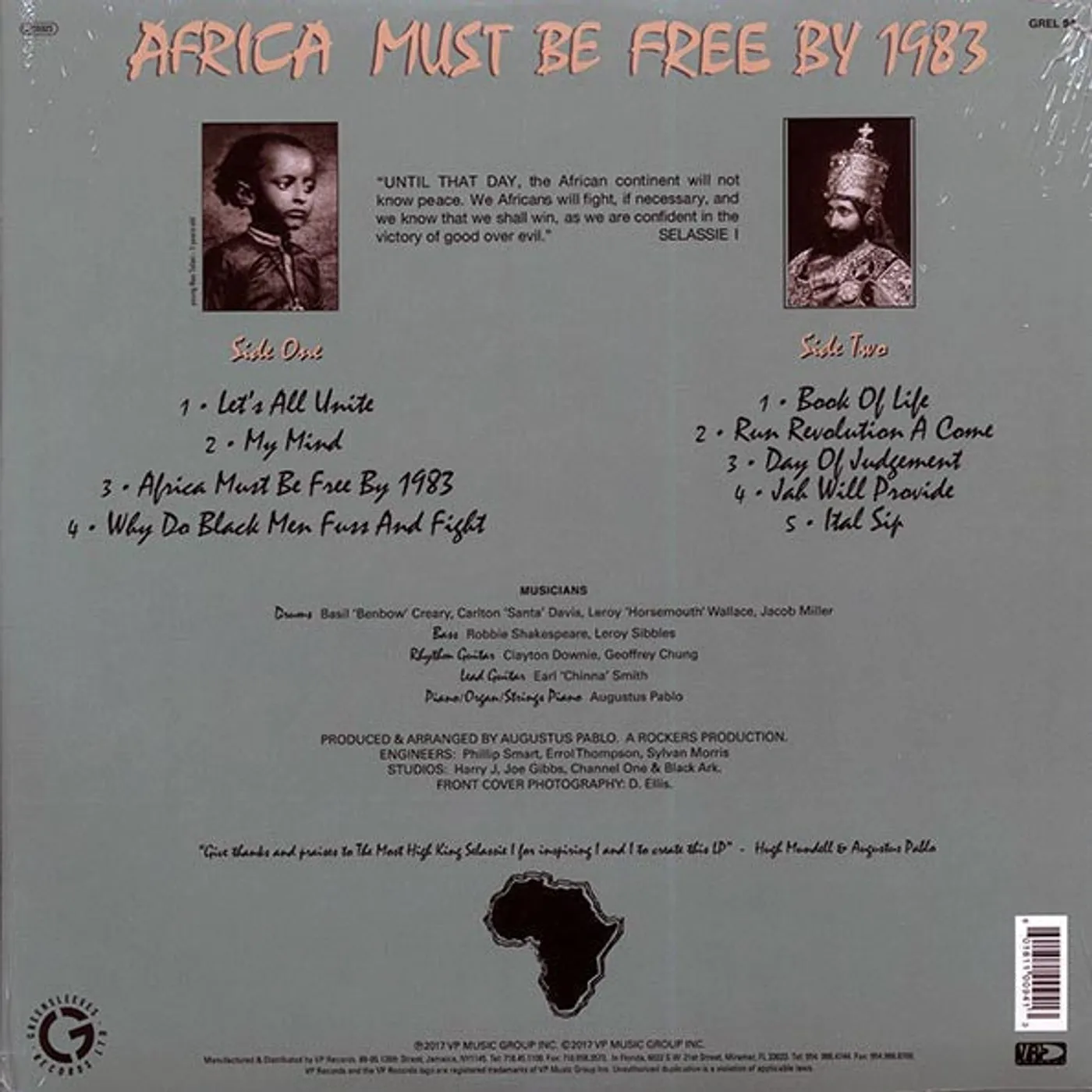 Hugh Mundell  LP -  Africa Must Be Free By 1983 (Vinyl)
