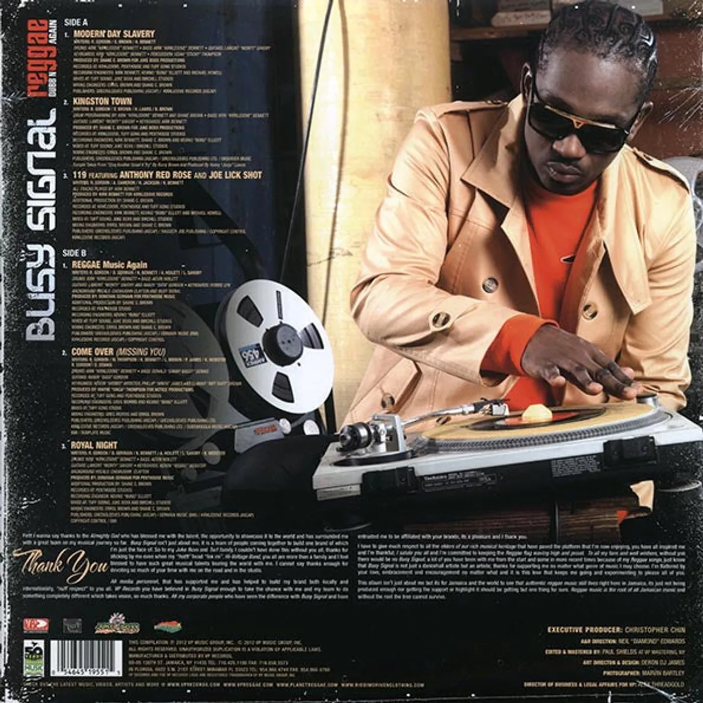 Busy Signal  LP -  Reggae Dubbn Again (Vinyl)