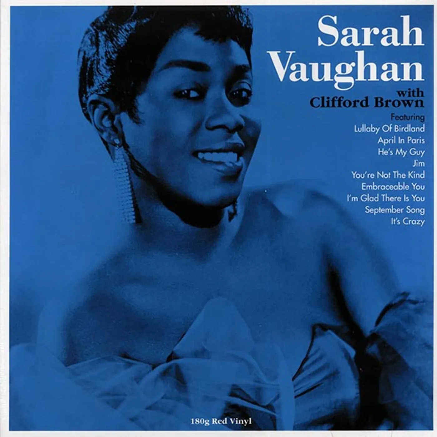 Sarah Vaughan  LP -  Sarah Vaughan With Clifford Brown (180g) (red vinyl)
