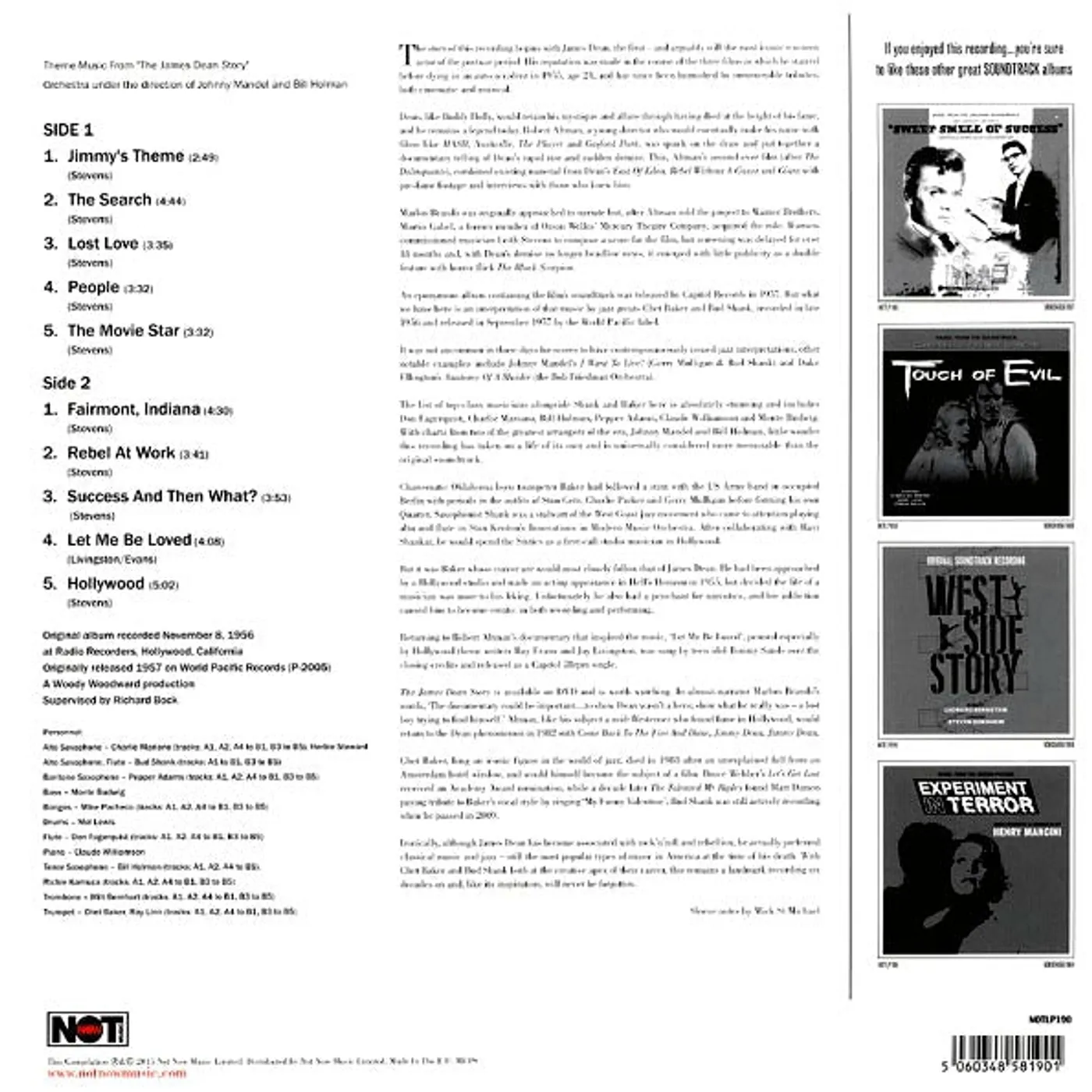 Various  LP -  Theme Music From The James Dean Story (180g) (Vinyl)