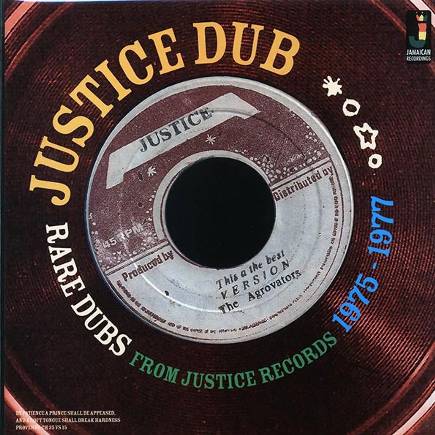 King Tubby  LP -  Justice Dub: Rare Dubs From Justice Records 19751977 (180g) (Vinyl)
