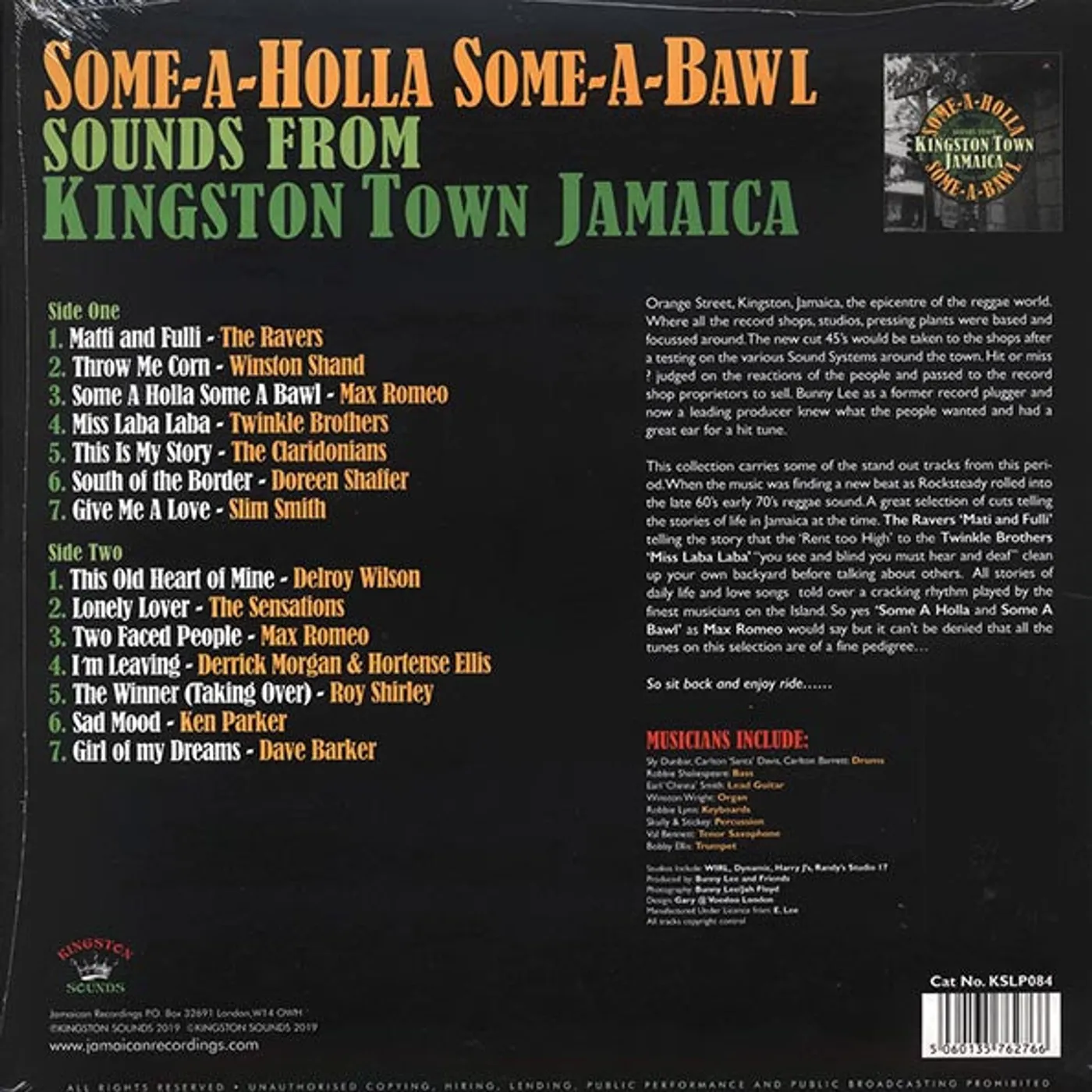 Max Romeo, Slim Smith, Roy Shirley, Etc.  LP -  SomeA (Vinyl)