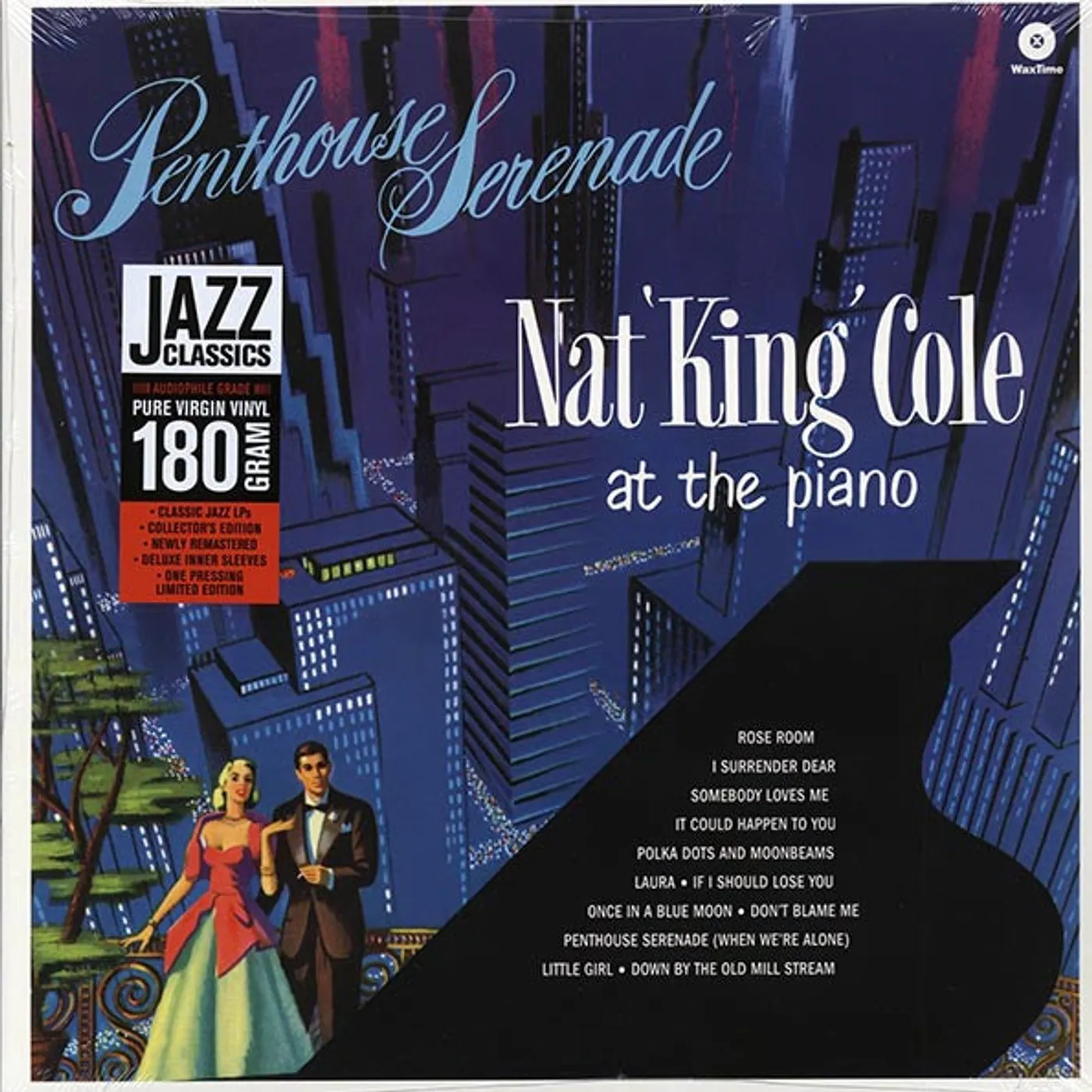 Nat King Cole  LP -  Penthouse Serenade: Nat King Cole At The Piano (+ 3 bonus tracks) (DMM) (ltd. ed.) (180g) (HighDef VV) (remastered) (Vinyl)