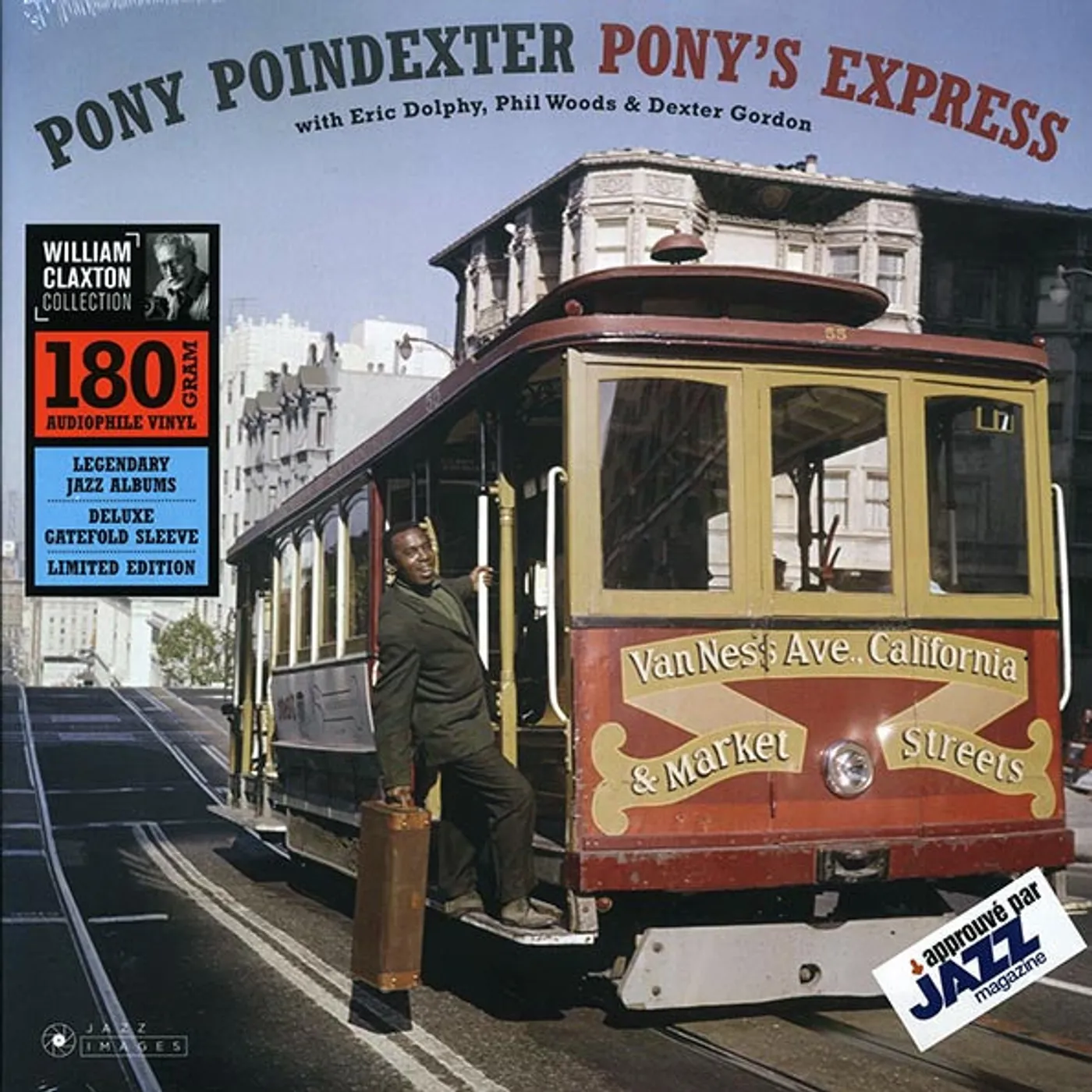 Pony Poindexter  LP -  Pony's Express (+ 2 bonus tracks) (ltd. ed.) (180g) (HighDef VV) (Vinyl)