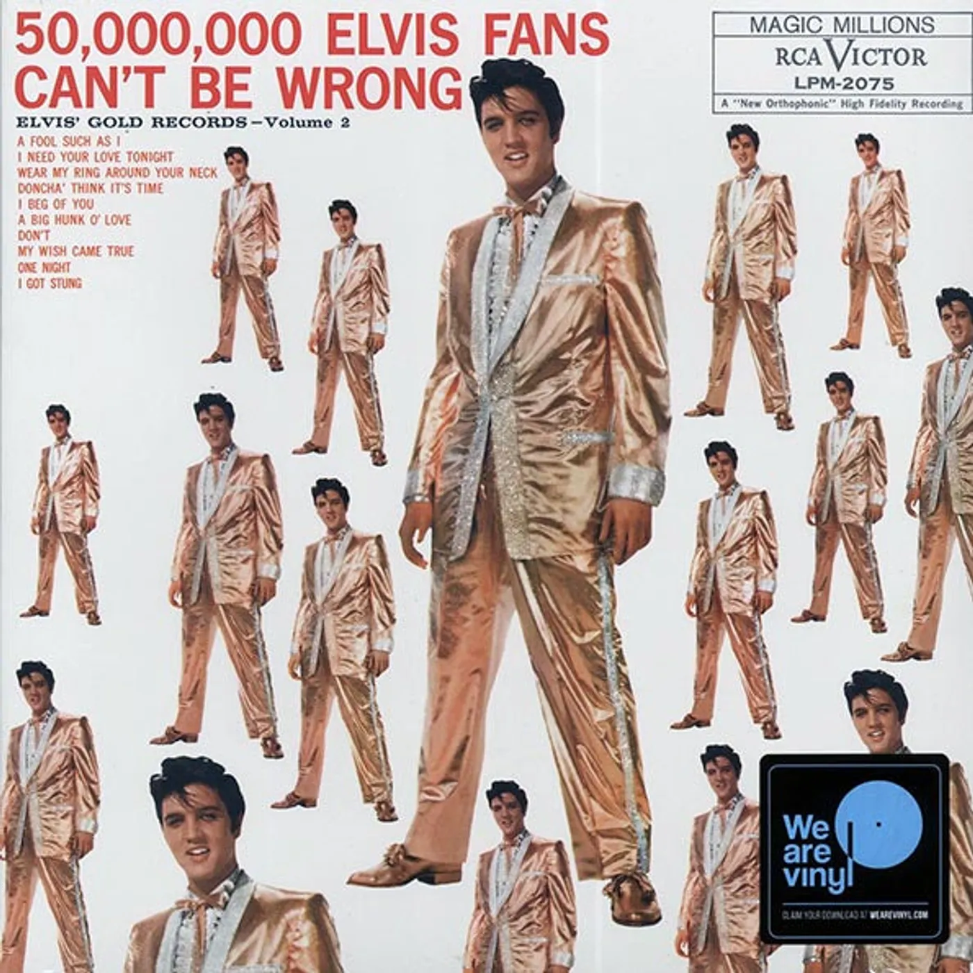 Elvis Presley  LP -  50,000,000 Elvis Fans Can't Be Wrong: Elvis' Gold Records Volume 2 (incl. mp3) (Vinyl)