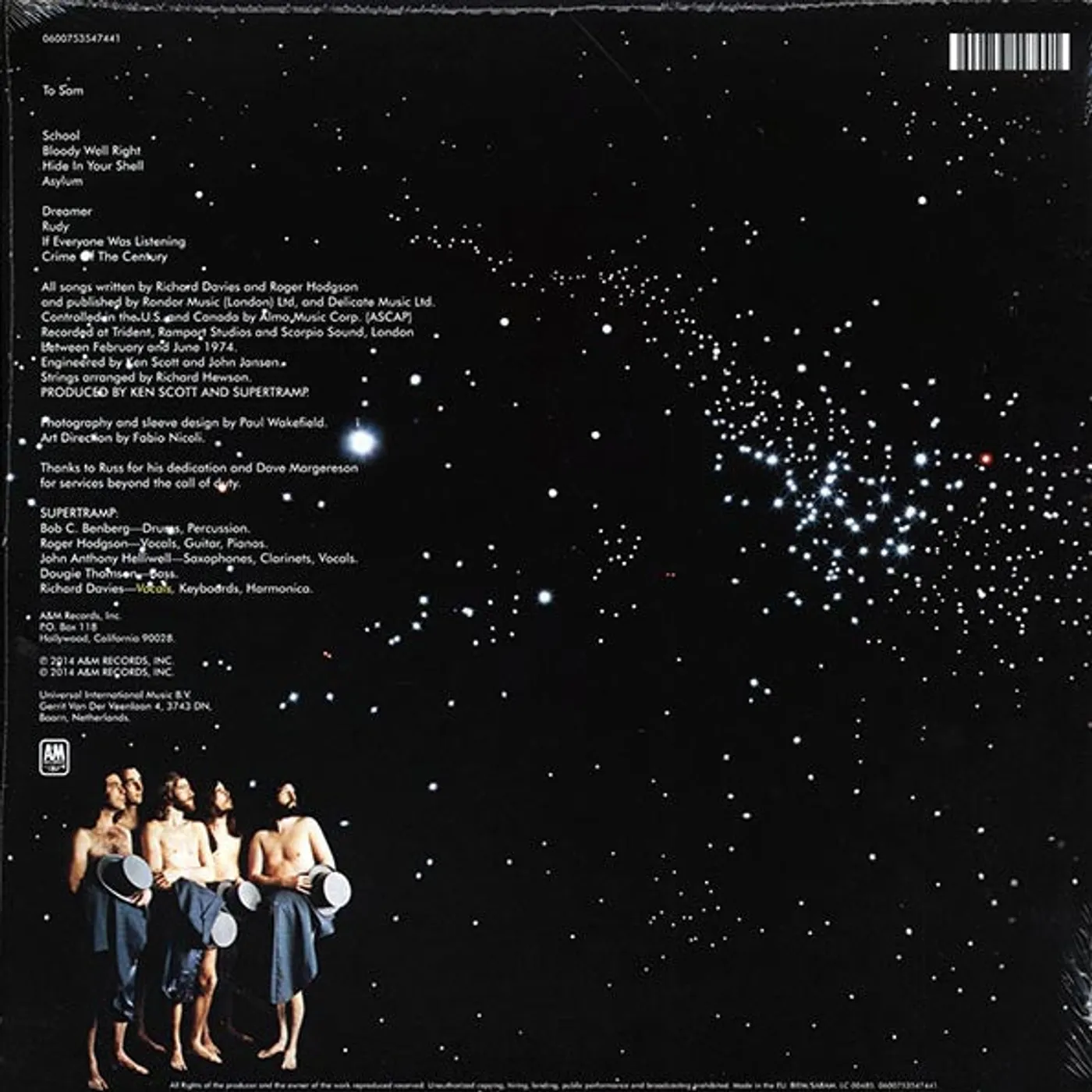 Supertramp LP - Crime Of The Century (Vinyl)